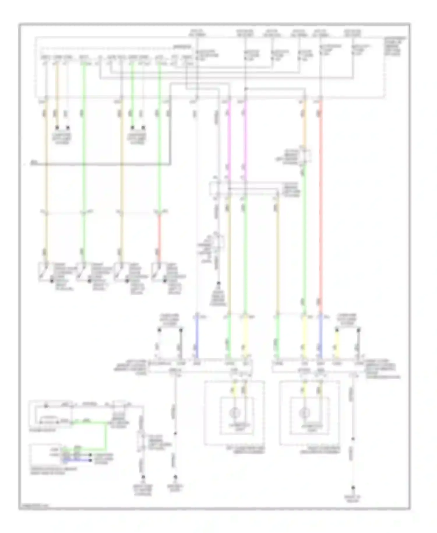 CT Lexus I (2010-2014): Courtesy lamps circuit (2 of 2)