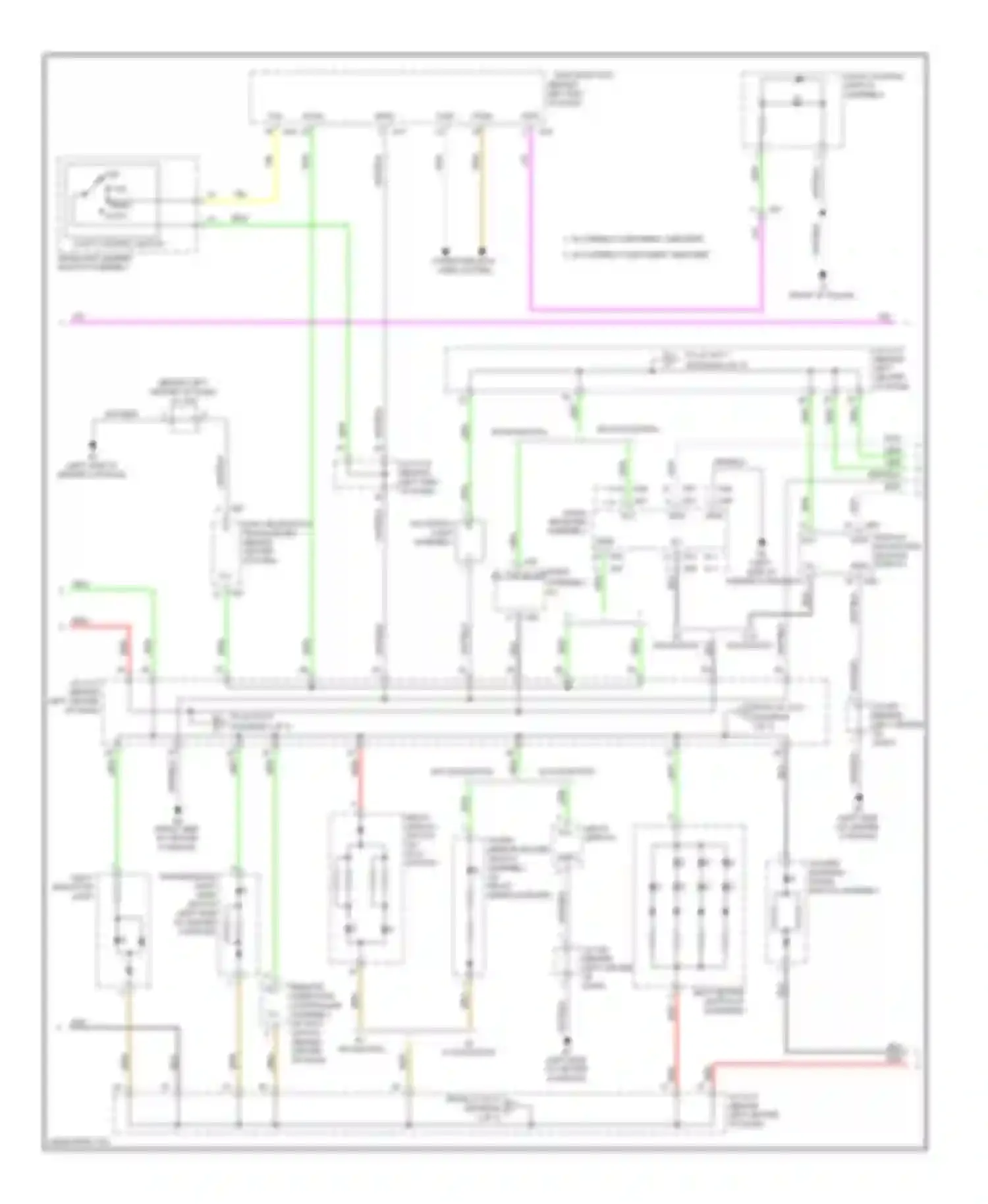 CT Lexus I (2010-2014): Instrument illumination circuit (2 of 3)