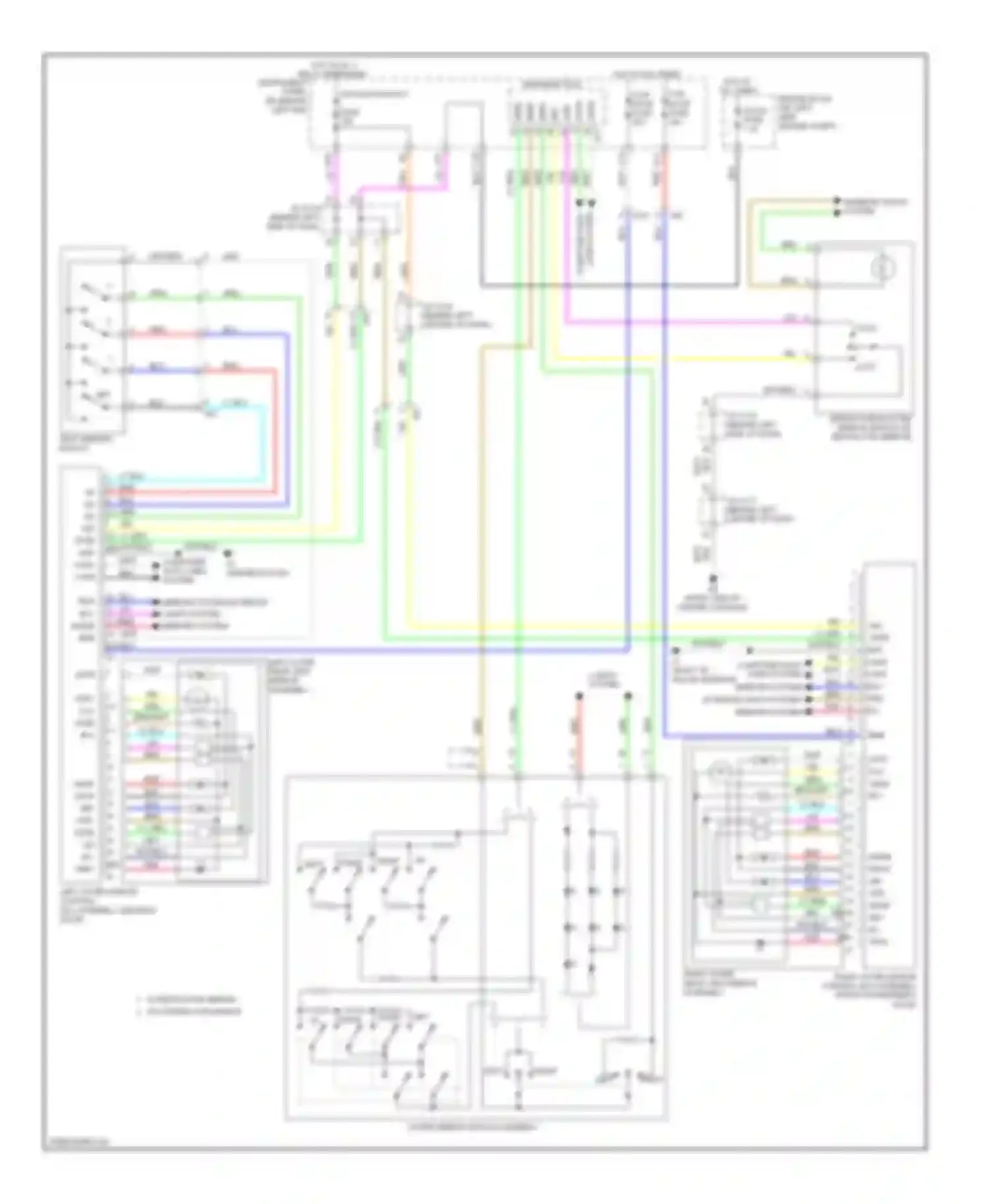 CT Lexus I (2010-2014): Memory mirrors circuit