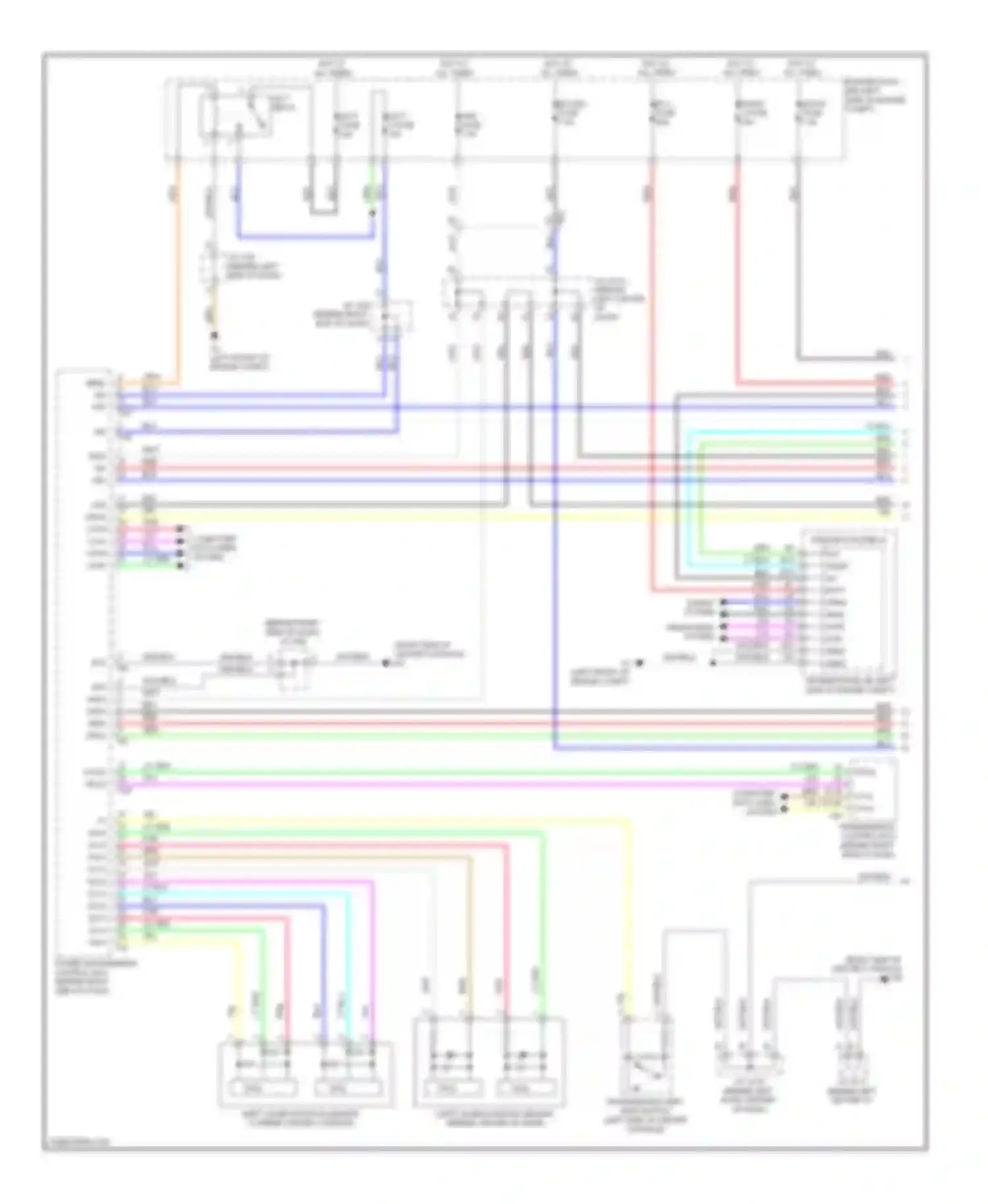 CT Lexus I (2010-2014): Power door locks circuit (1 of 5)