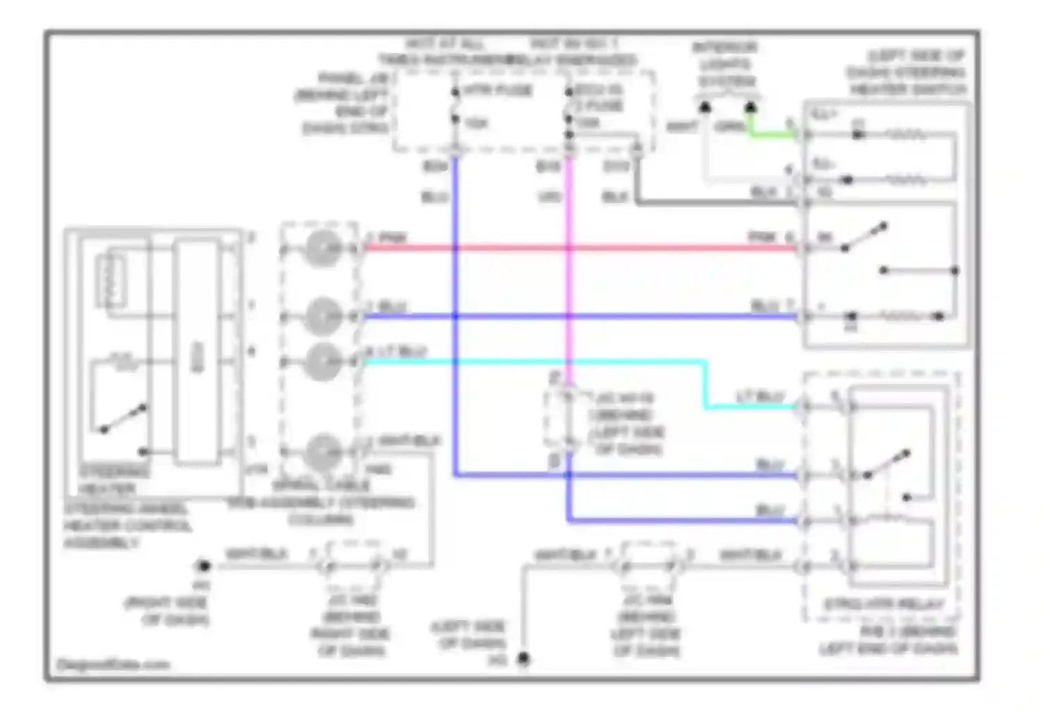 CT Lexus I (2010-2014): Heated steering wheel circuit