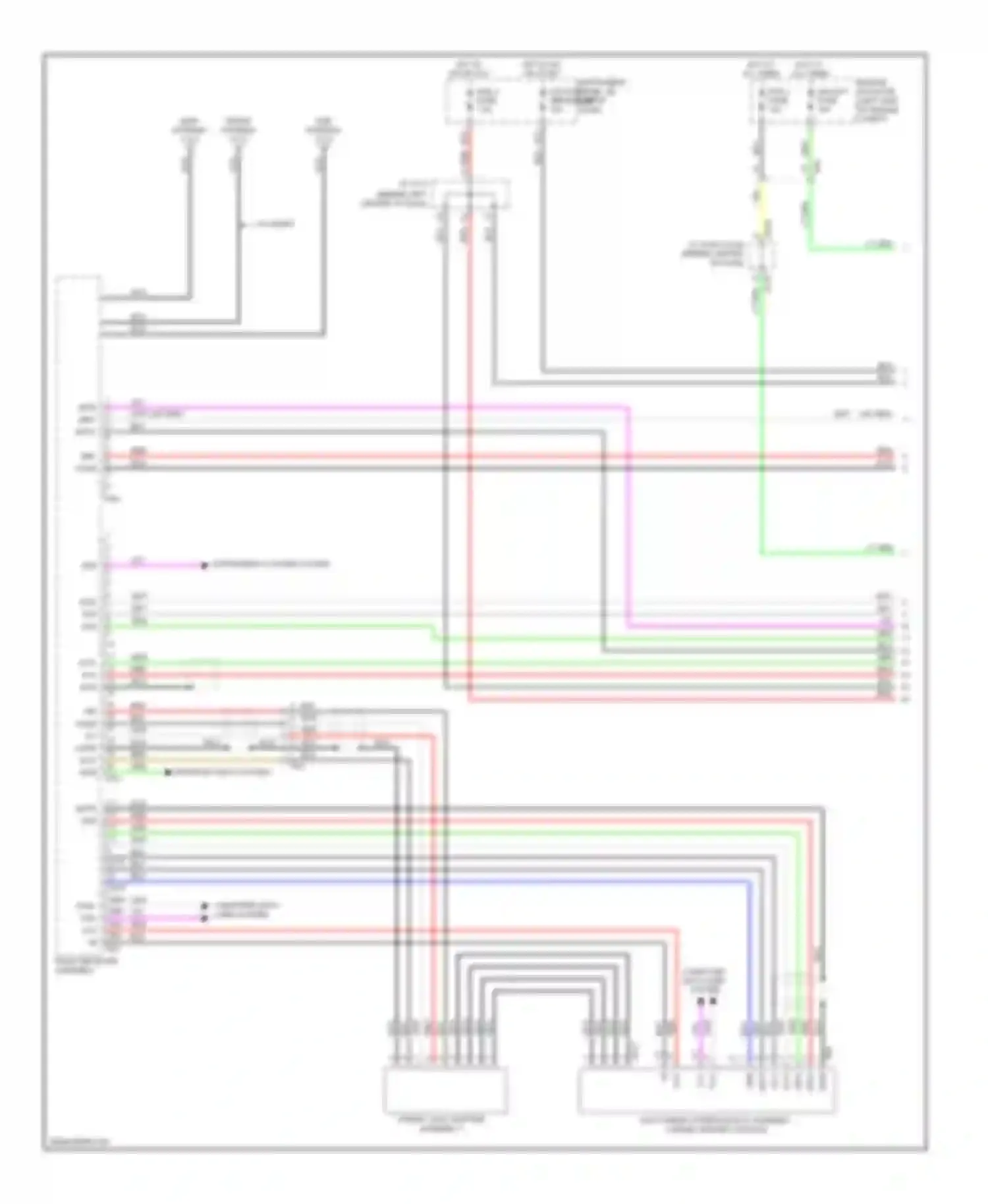 CT Lexus I (2010-2014): Radio circuit, without navigation, with amplifier (1 of 4)