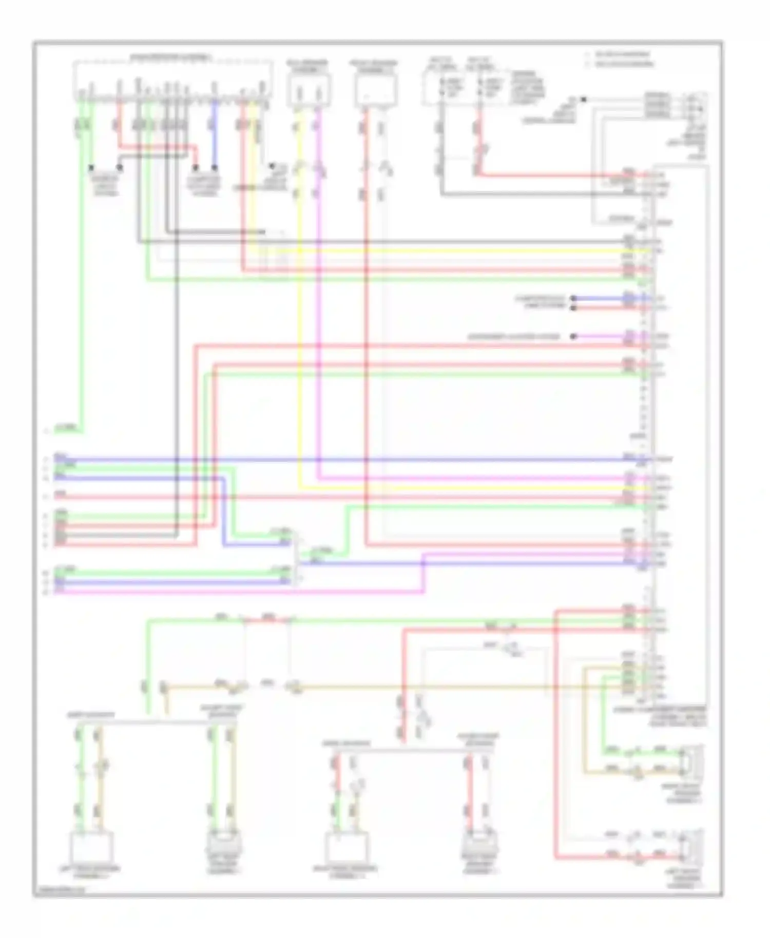 CT Lexus I (2010-2014): Radio circuit, without navigation, with amplifier (4 of 4)