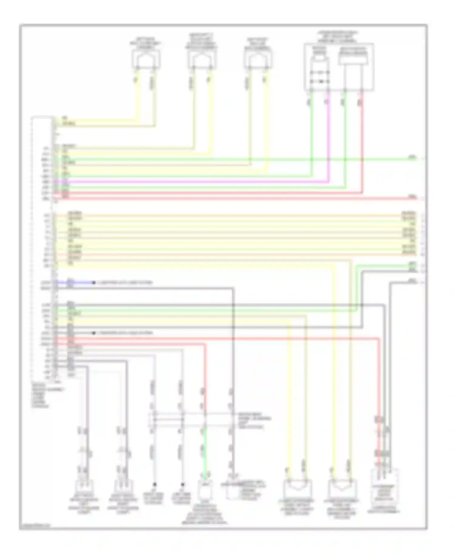 CT Lexus I (2010-2014): Supplemental restraint circuit (1 of 3)