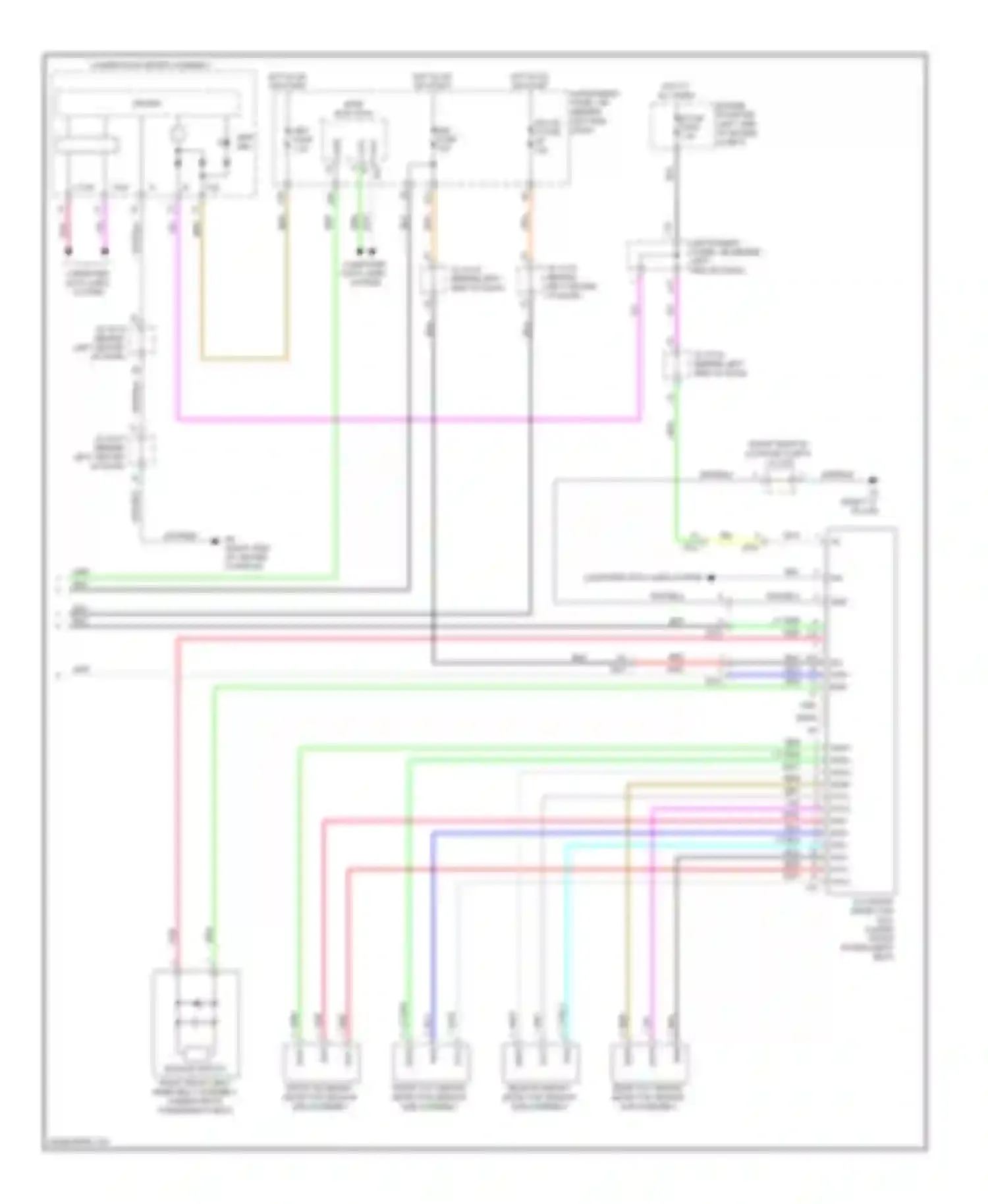 CT Lexus I (2010-2014): Supplemental restraint circuit (3 of 3)