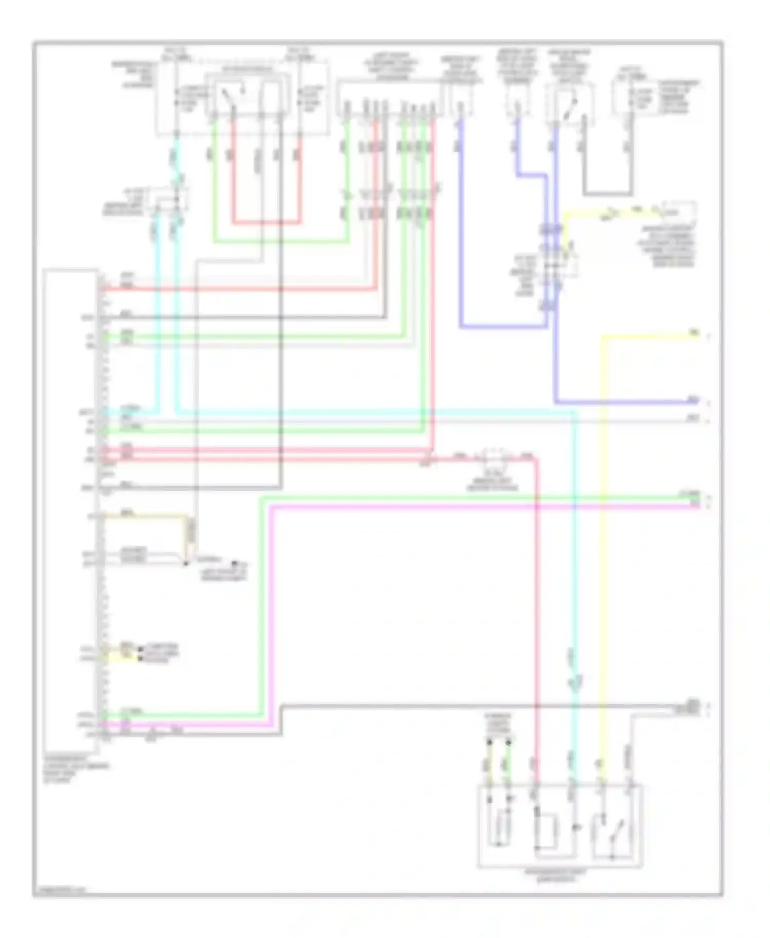 CT Lexus I (2010-2014): Transmission circuit (1 of 2)