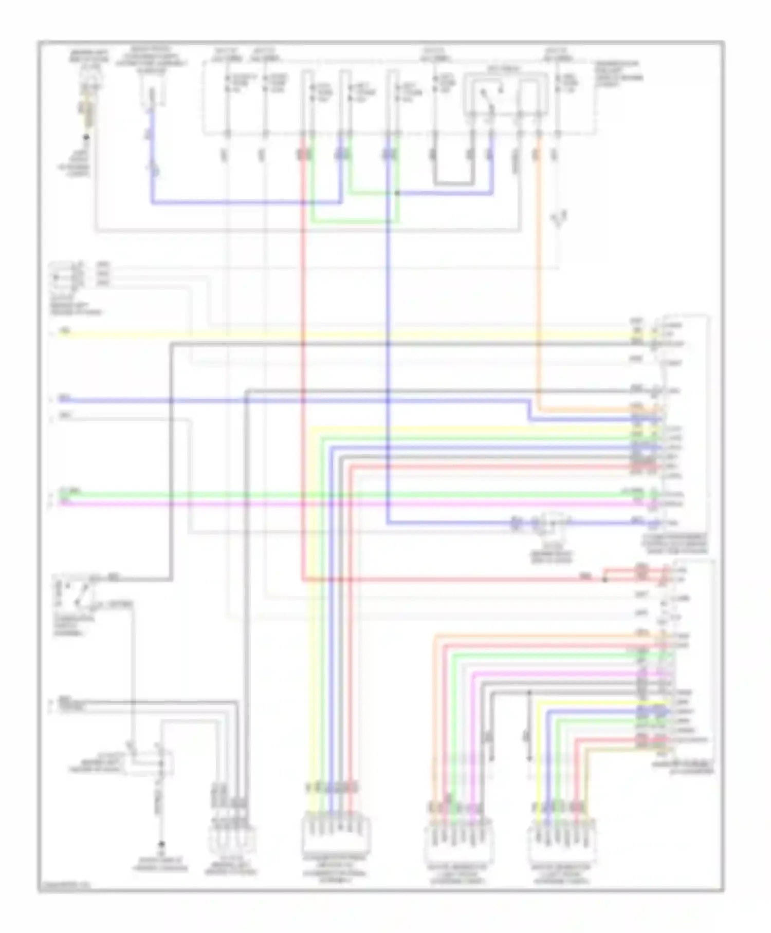 CT Lexus I (2010-2014): Transmission circuit (2 of 2)