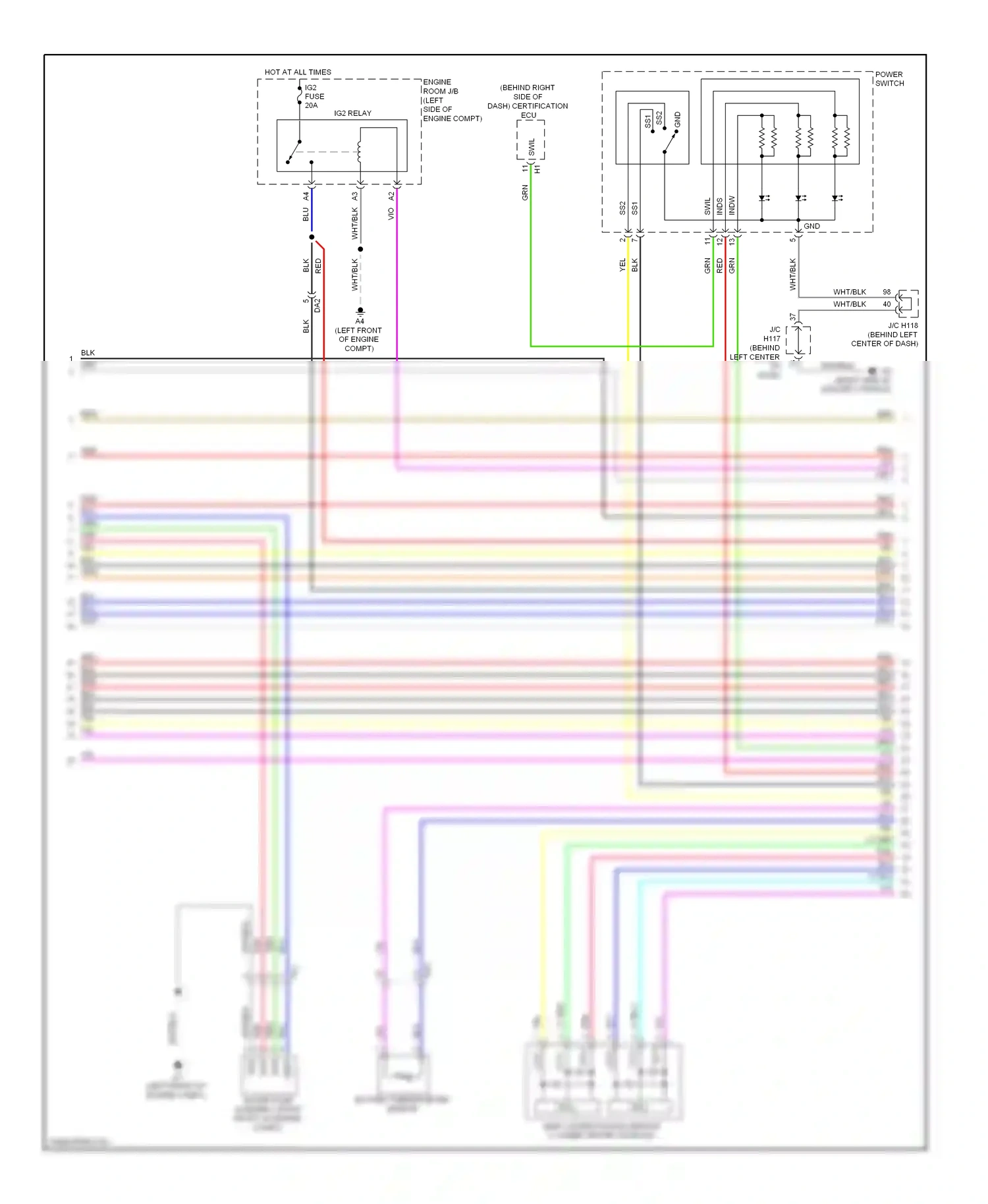 Lexus CT I (2010-2014) +bwp wiring diagram  (2 of 2)