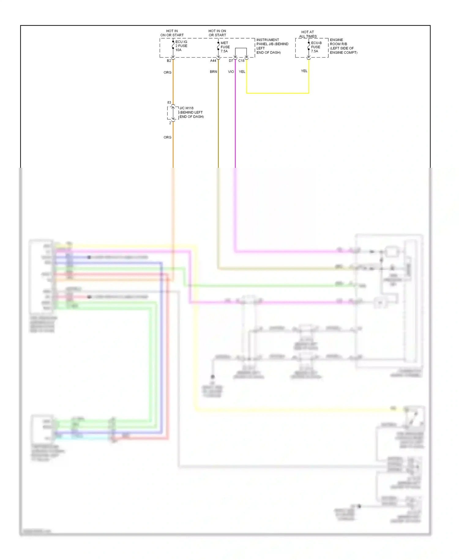 Lexus CT I (2010-2014) computer data lines system wiring diagram  (63 of 63)