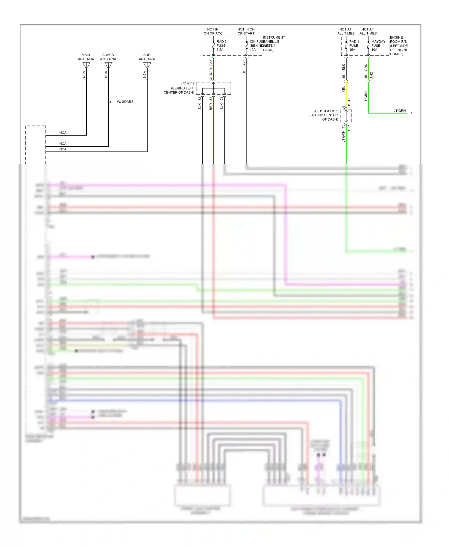 Lexus CT I (2010-2014) computer data lines system wiring diagram  (52 of 63)