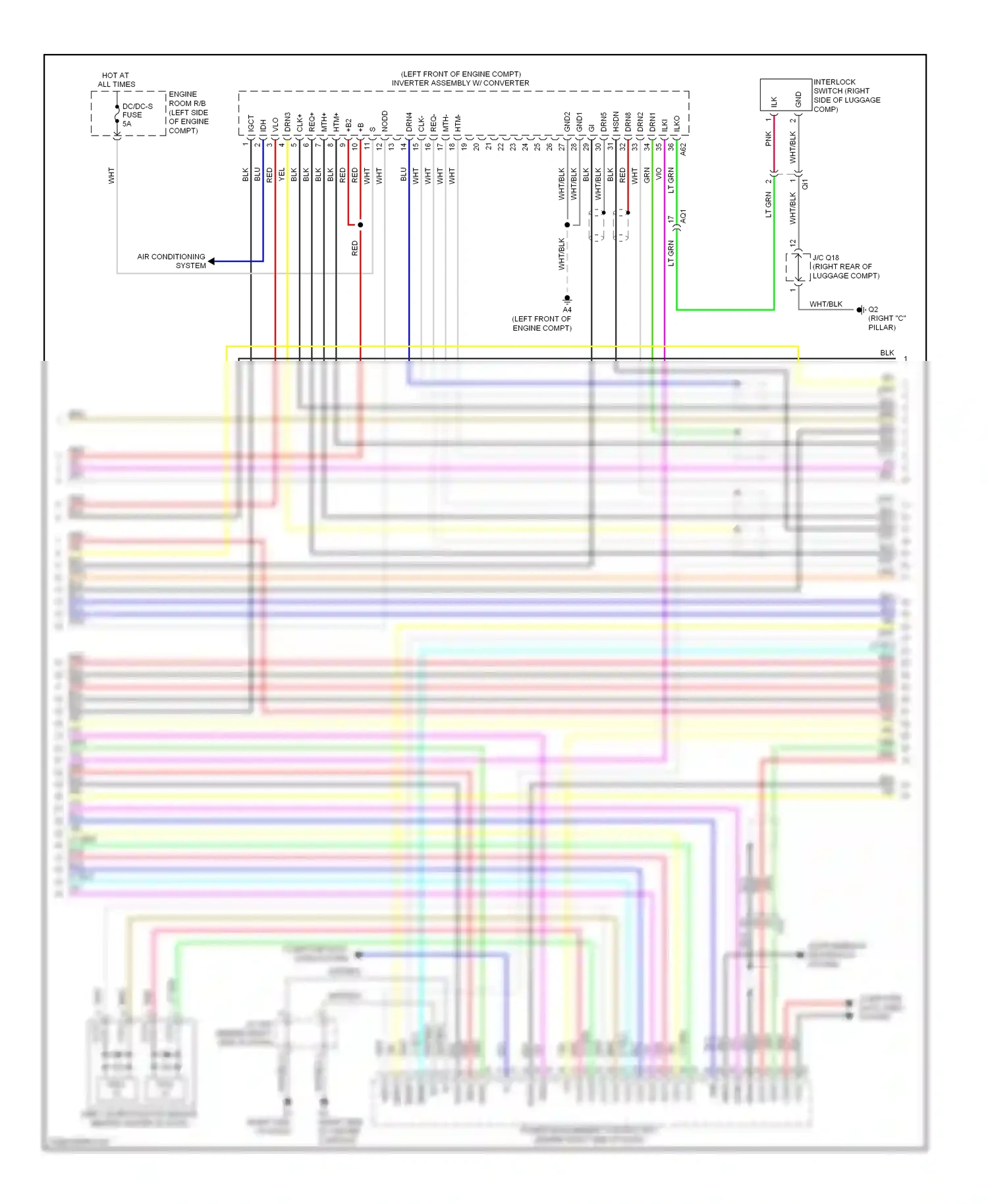 Lexus CT I (2010-2014) computer data lines system wiring diagram  (29 of 63)