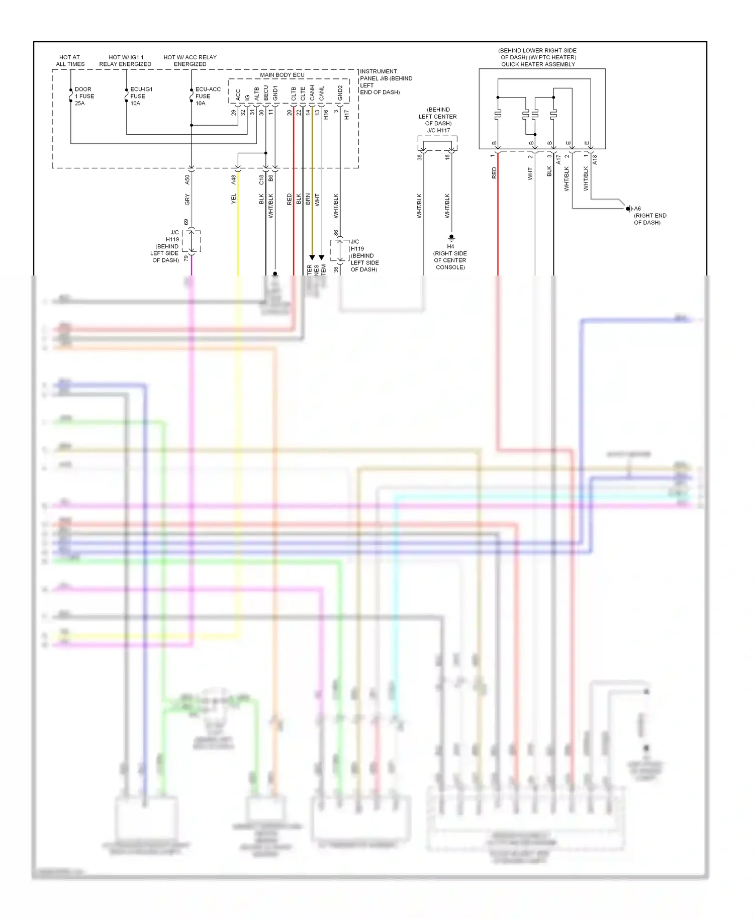 Lexus CT I (2010-2014) data lines computer wiring diagram  (1 of 1)
