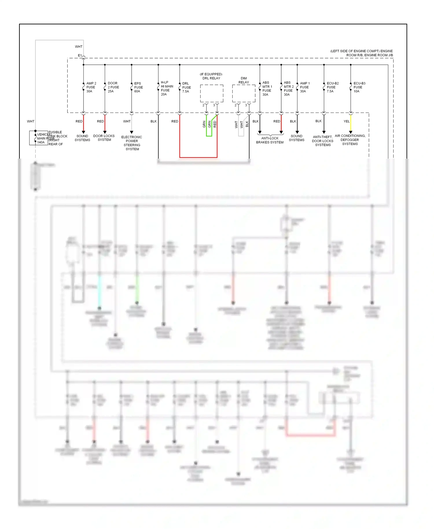 Lexus CT I (2010-2014) engine controls system wiring diagram  (4 of 5)