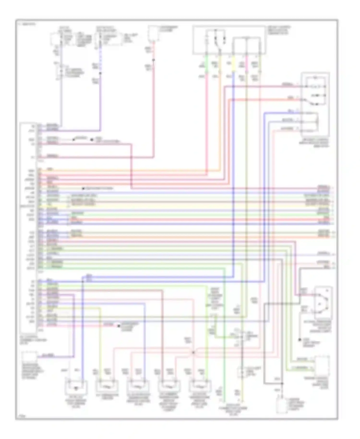 ES Lexus XV10 facelift (1994-1996): Air conditioning circuits (1 of 2)