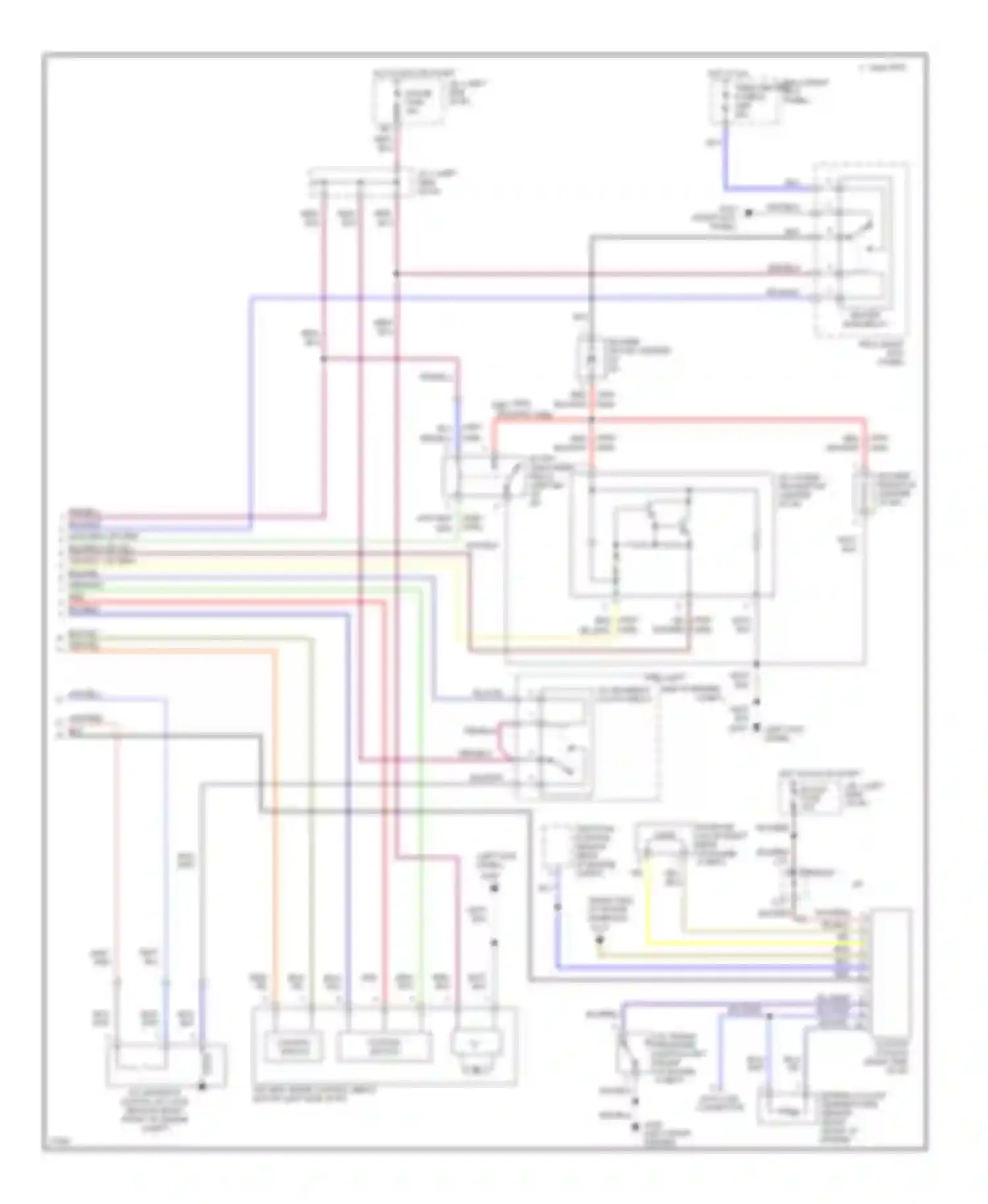 ES Lexus XV10 facelift (1994-1996): Air conditioning circuits (2 of 2)