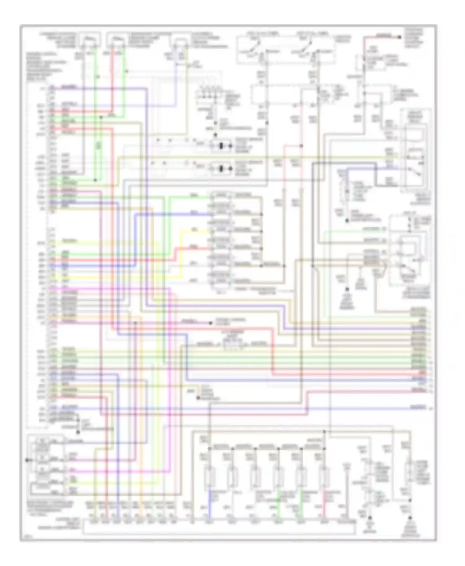 ES Lexus XV10 facelift (1994-1996): Wiring diagram engine performance 3.0ls (1 of 3)
