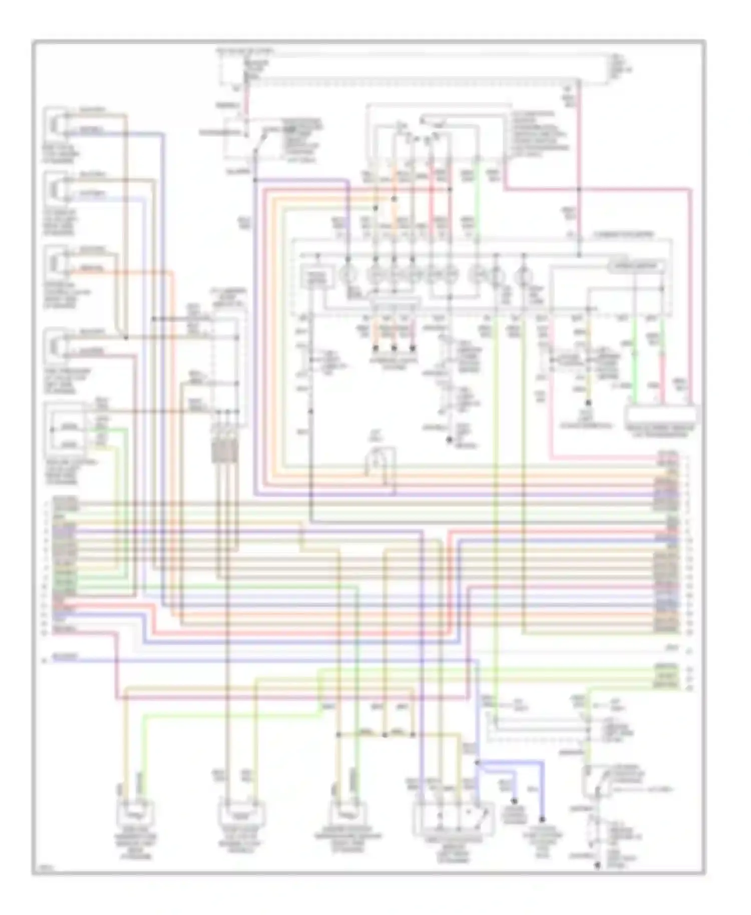 ES Lexus XV10 facelift (1994-1996): Wiring diagram engine performance 3.0ls (2 of 3)