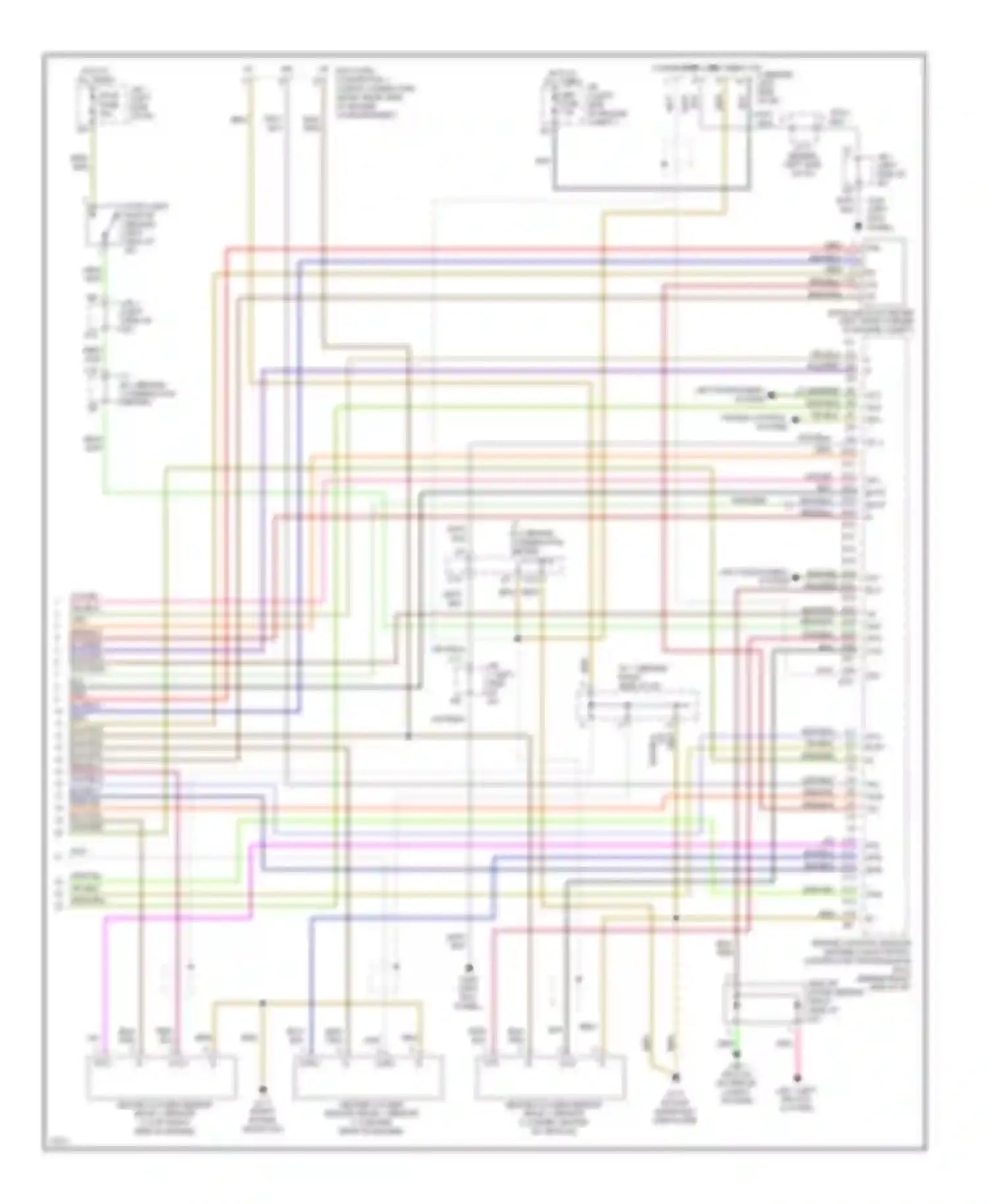 ES Lexus XV10 facelift (1994-1996): Wiring diagram engine performance 3.0ls (3 of 3)