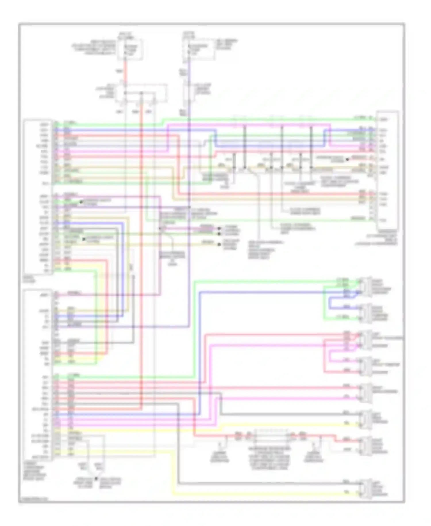 ES Lexus XV10 facelift (1994-1996): Radio circuits
