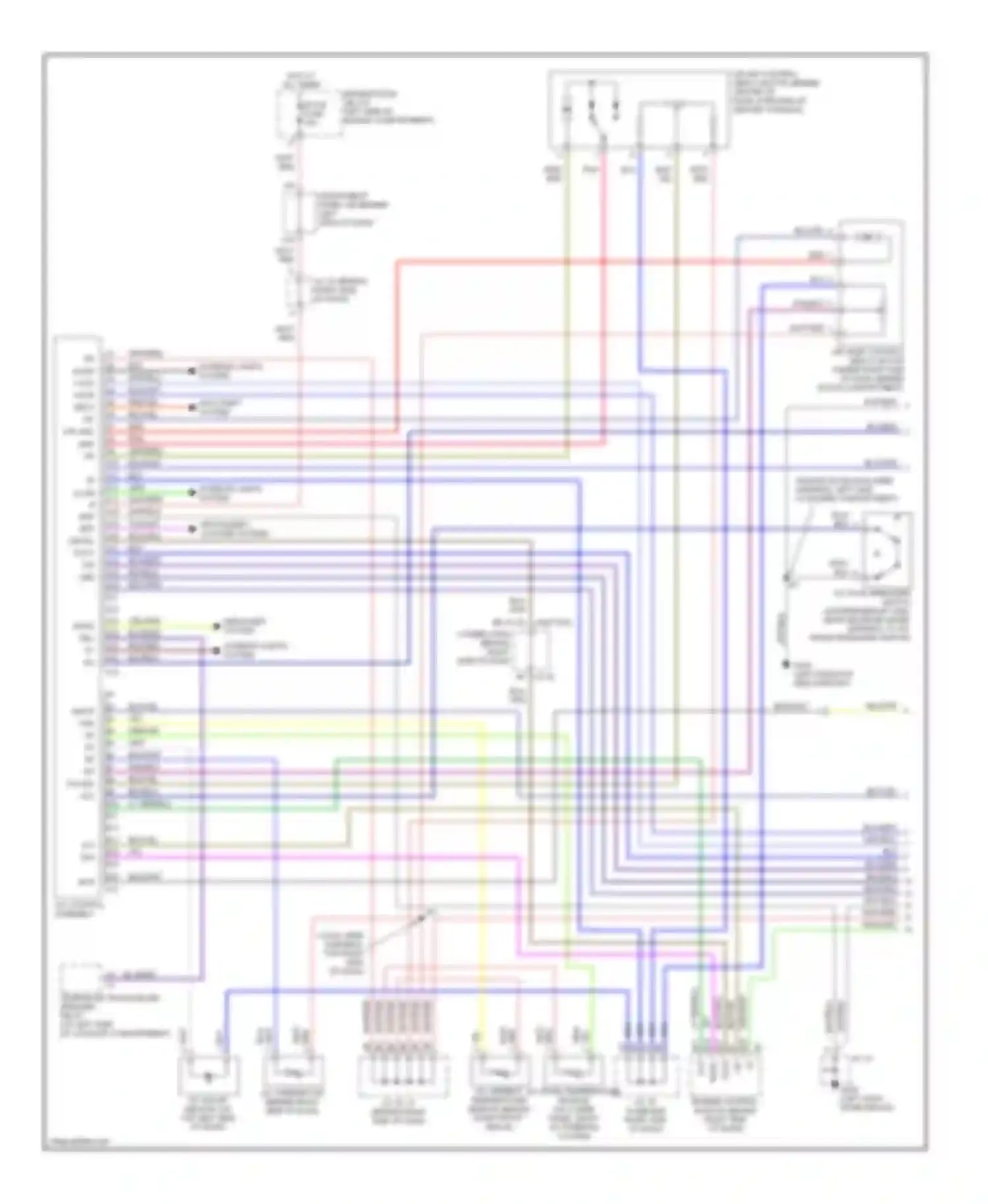 ES Lexus XV20 (1996-2001): Automatic a/c circuit (1 of 2)