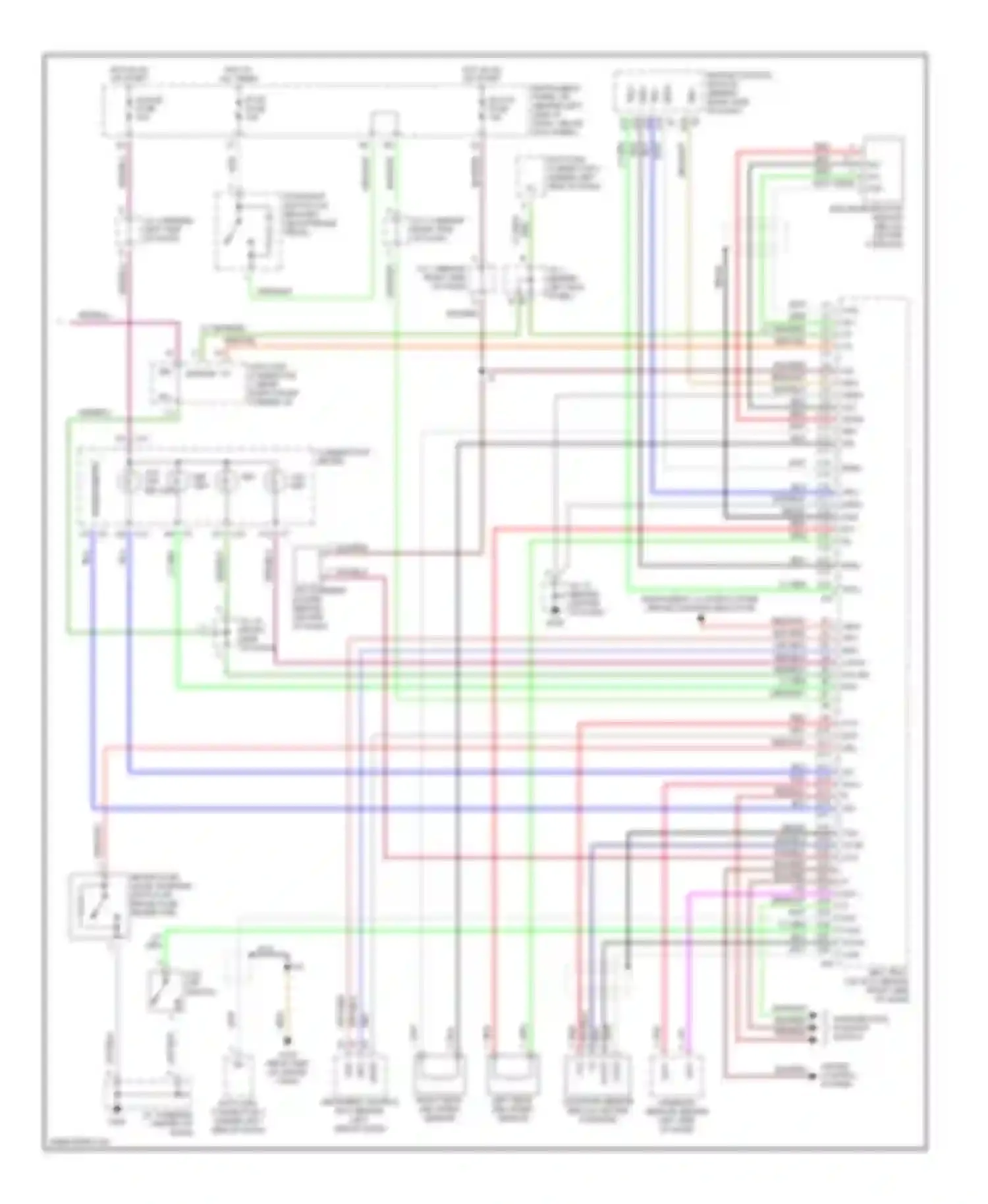 ES Lexus XV20 (1996-2001): Anti-lock brake circuits, with vsc (2 of 2)