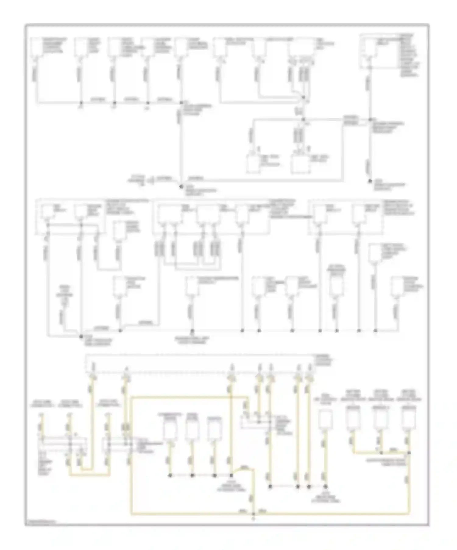 ES Lexus XV20 (1996-2001): Ground distribution circuit (1 of 4)
