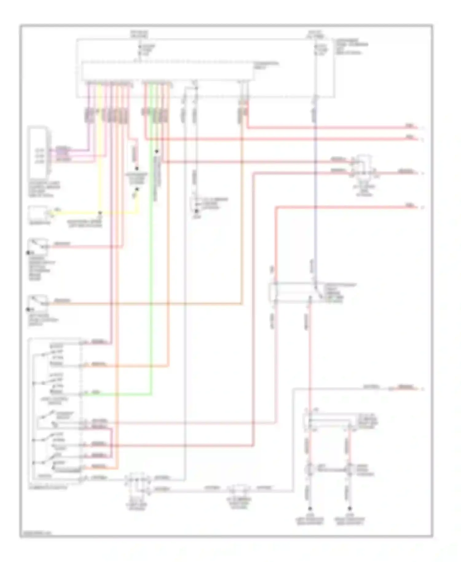 ES Lexus XV20 (1996-2001): Headlight circuit, with drl (1 of 2)