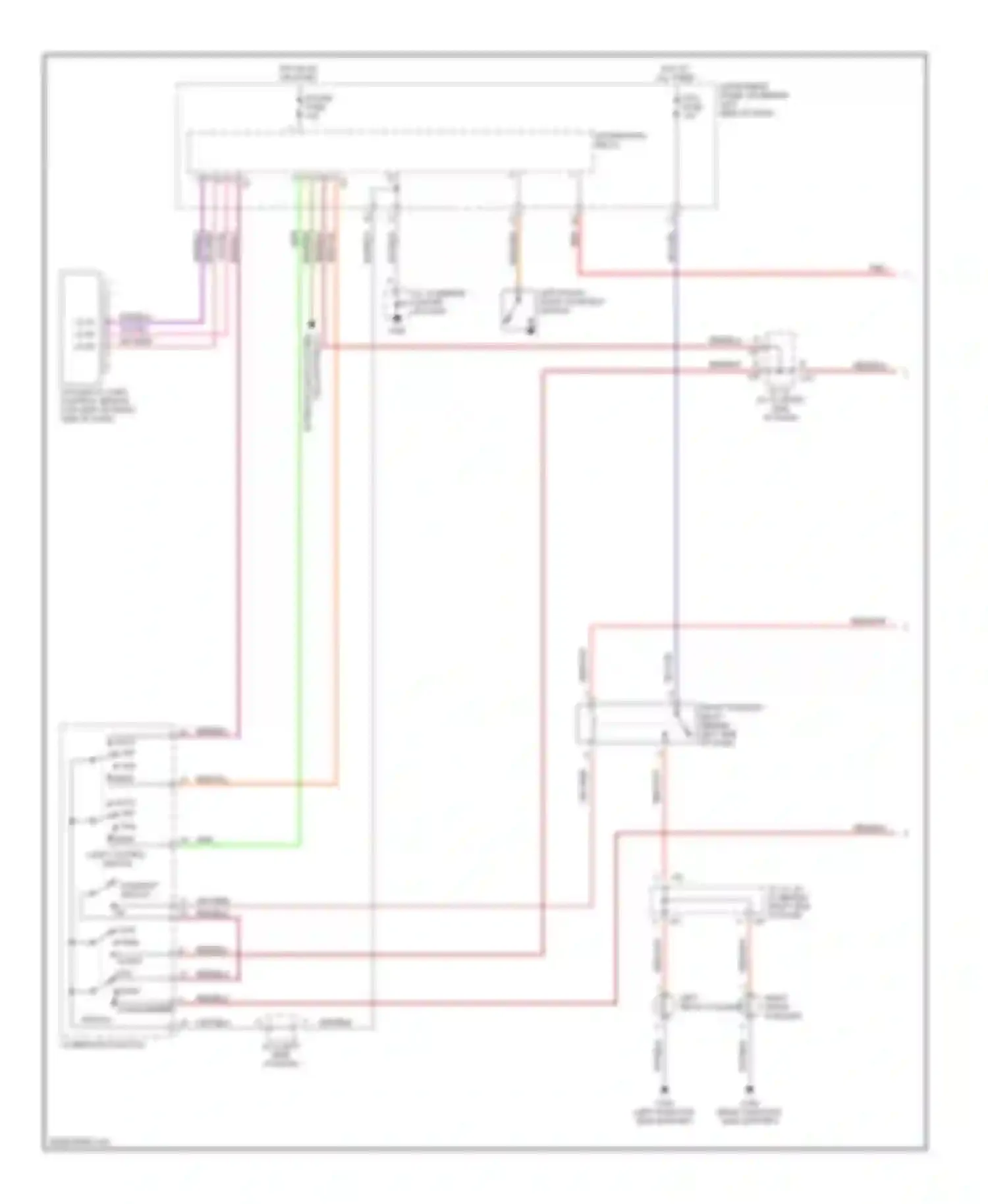 ES Lexus XV20 (1996-2001): Headlight circuit, without drl (1 of 2)