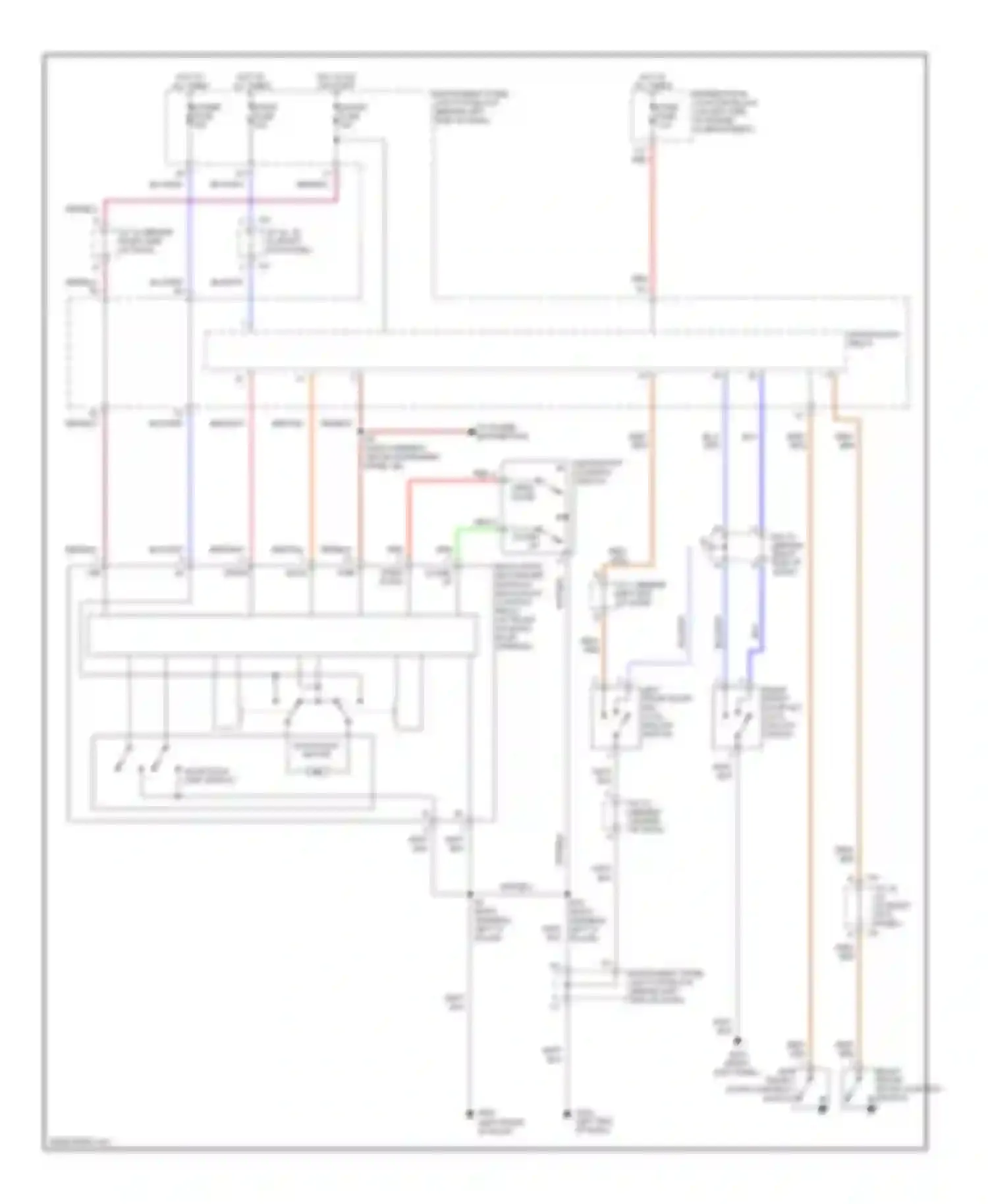 ES Lexus XV20 (1996-2001): Power top/sunroof circuits