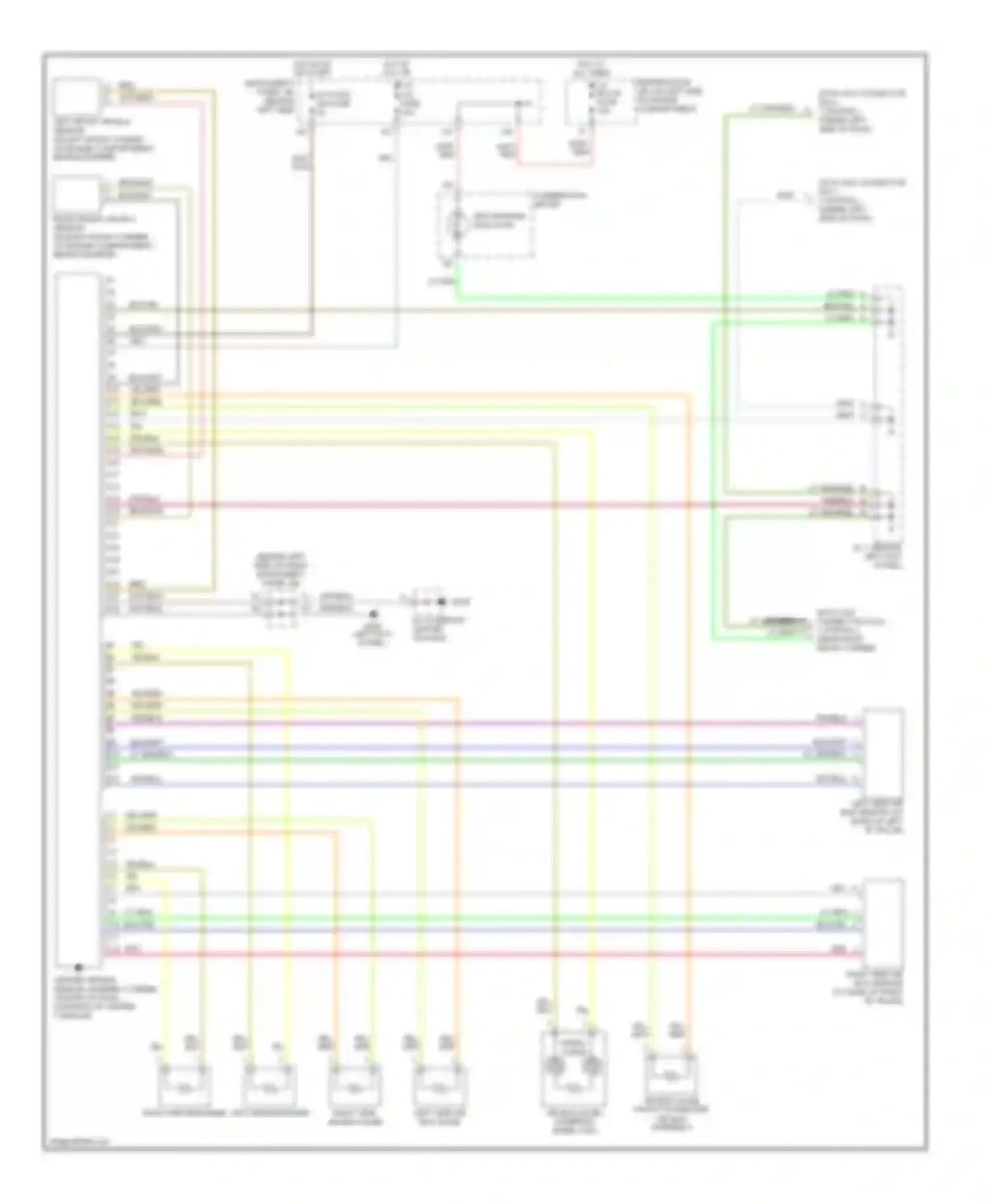 ES Lexus XV20 (1996-2001): Supplemental restraint circuit