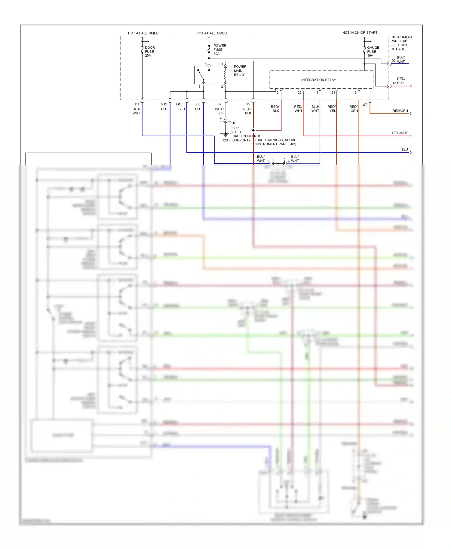 Wiring diagram grn for Lexus ES XV20 (1996-2001) (25 of 31)