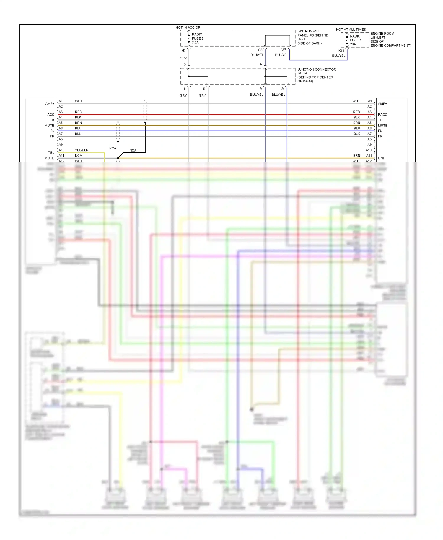 Wiring diagram vio for Lexus ES XV20 (1996-2001) (7 of 11)