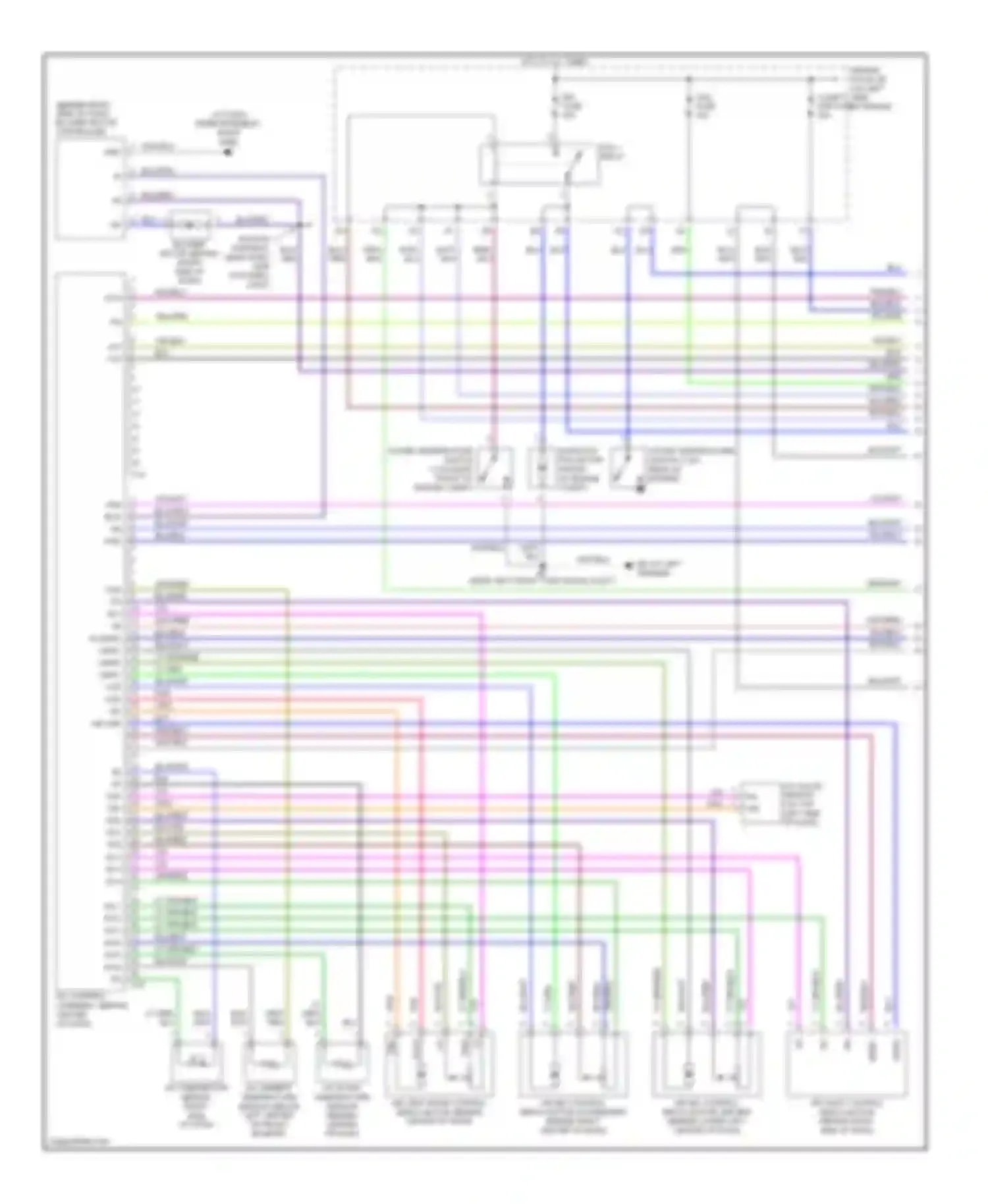 ES Lexus XV30 facelift (2003-2006): Automatic a/c circuit (1 of 2)