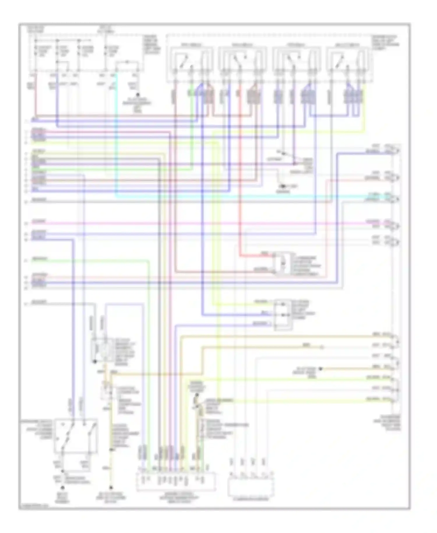 ES Lexus XV30 facelift (2003-2006): Automatic a/c circuit (2 of 2)