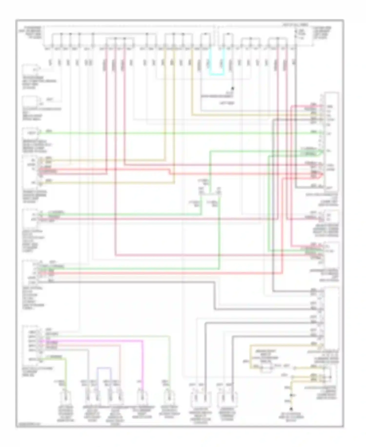 ES Lexus XV30 facelift (2003-2006): Computer data lines circuit