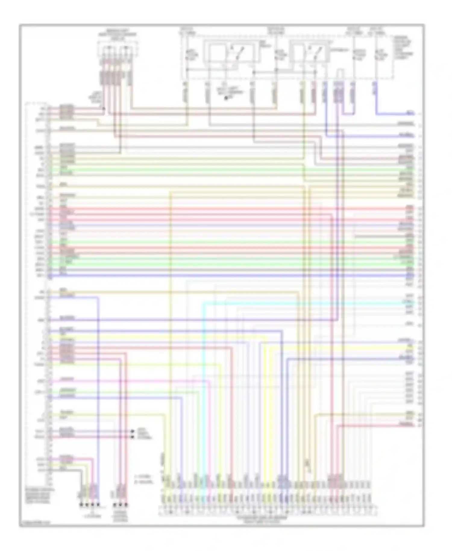ES Lexus XV30 facelift (2003-2006): Wiring diagram engine performance 3.3l (1 of 6)