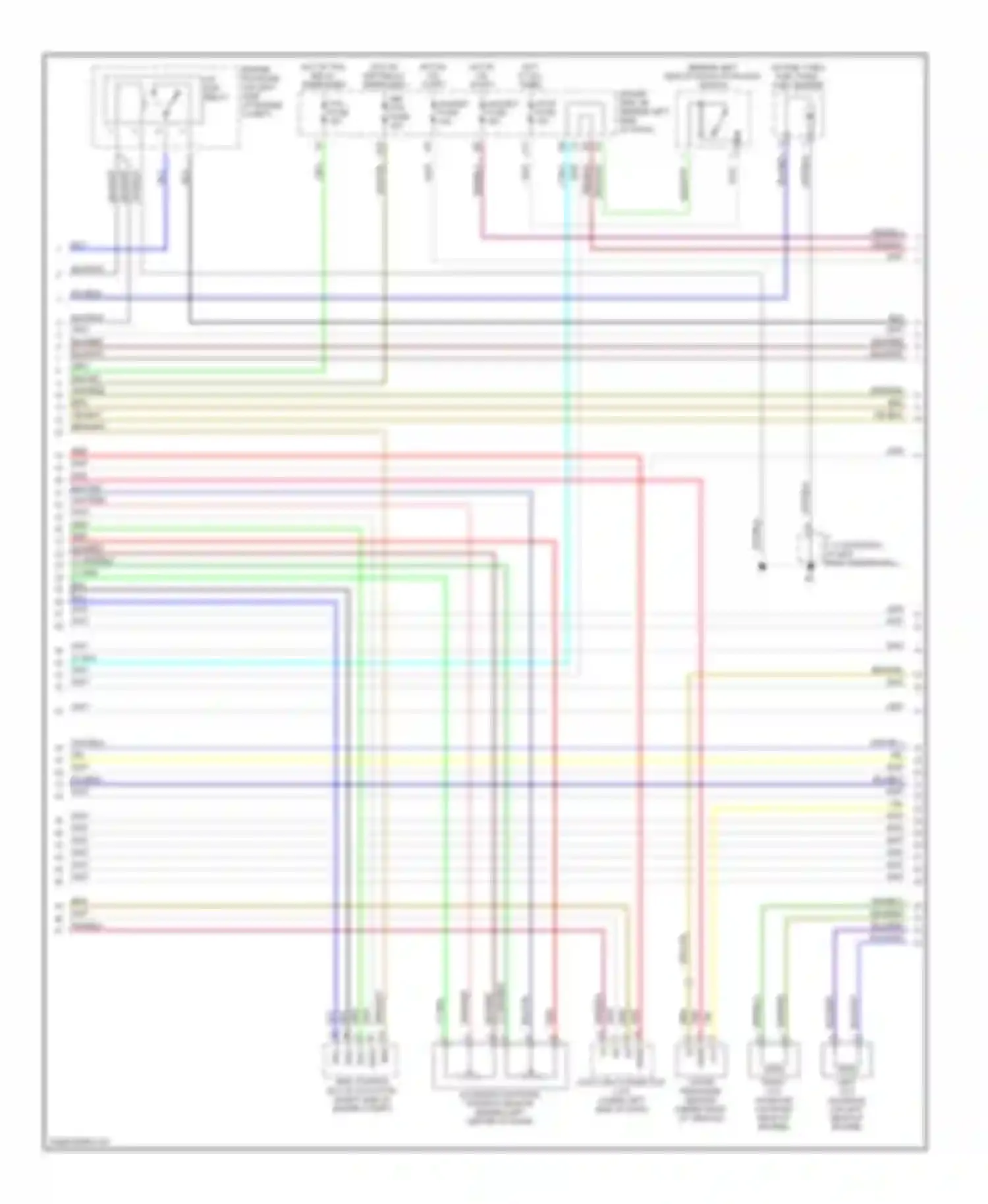 ES Lexus XV30 facelift (2003-2006): Wiring diagram engine performance 3.3l (2 of 6)