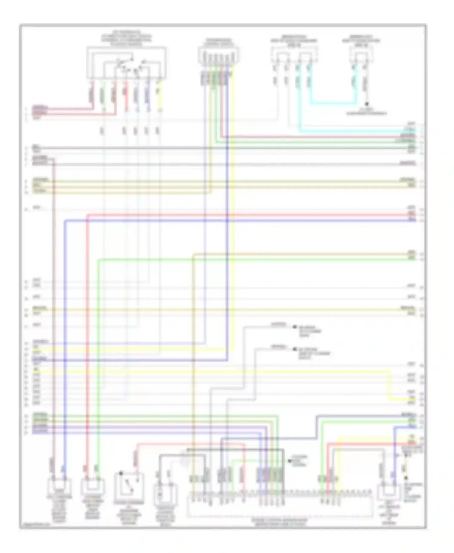 ES Lexus XV30 facelift (2003-2006): Wiring diagram engine performance 3.3l (3 of 6)