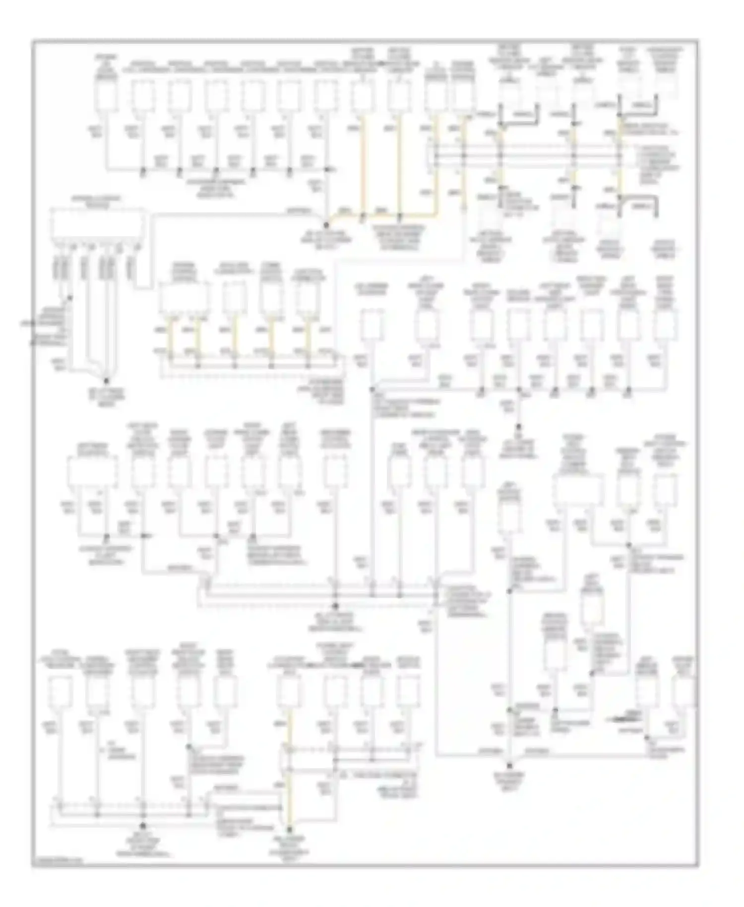 ES Lexus XV30 facelift (2003-2006): Ground distribution circuit (2 of 3)