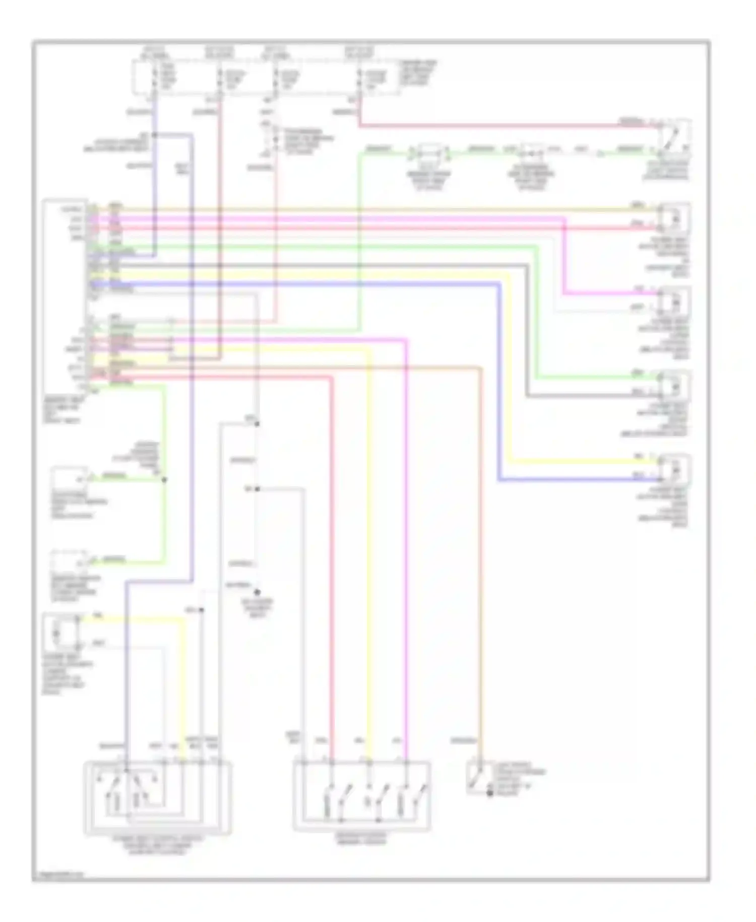 ES Lexus XV30 facelift (2003-2006): Memory seat circuit