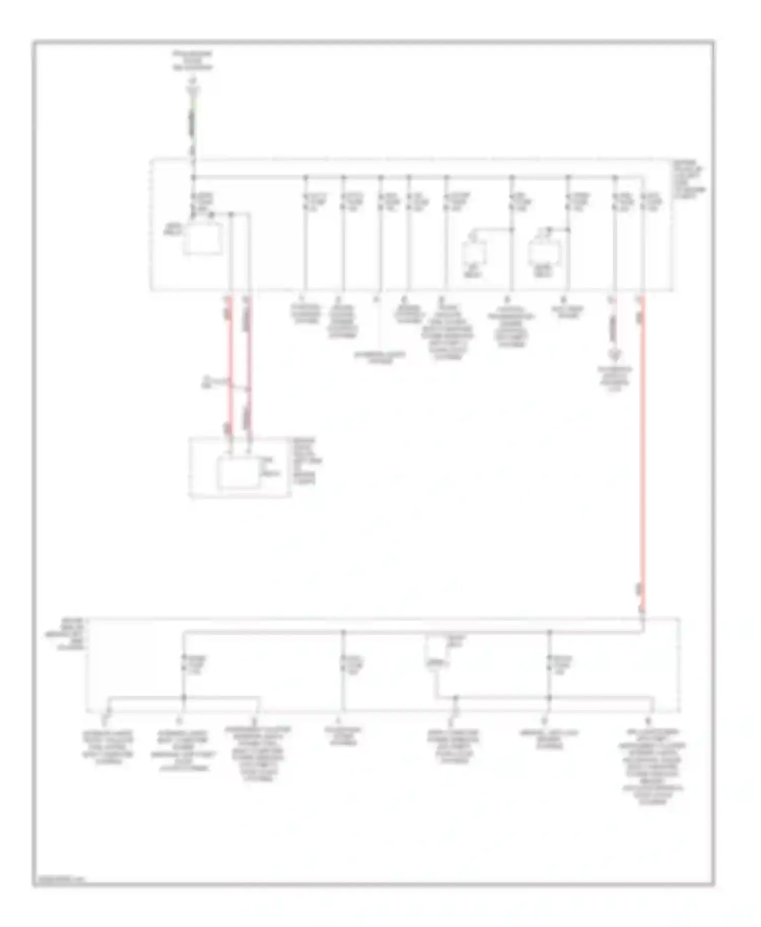 ES Lexus XV30 facelift (2003-2006): Power distribution circuit (3 of 3)