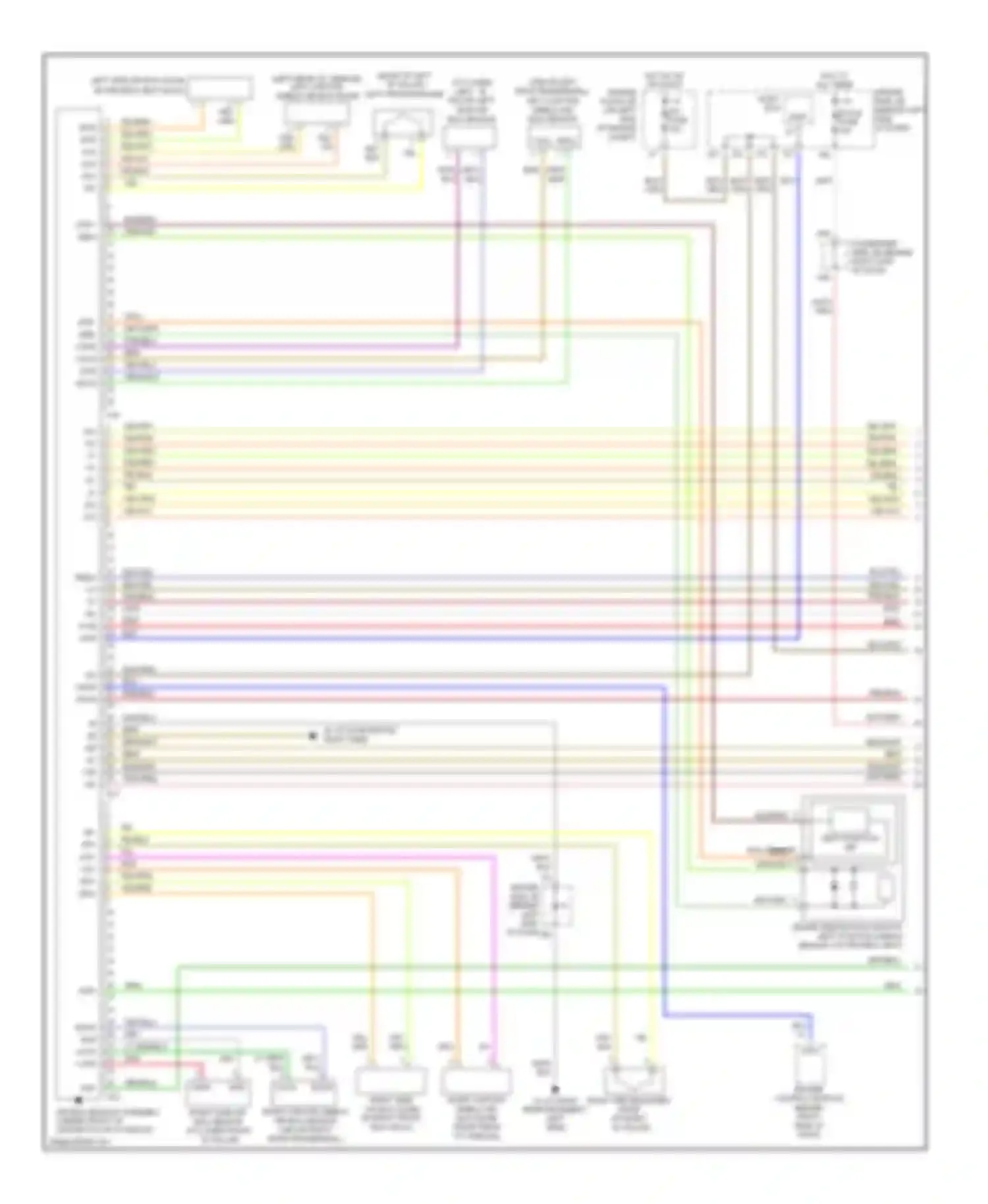 ES Lexus XV30 facelift (2003-2006): Supplemental restraints circuit (1 of 2)