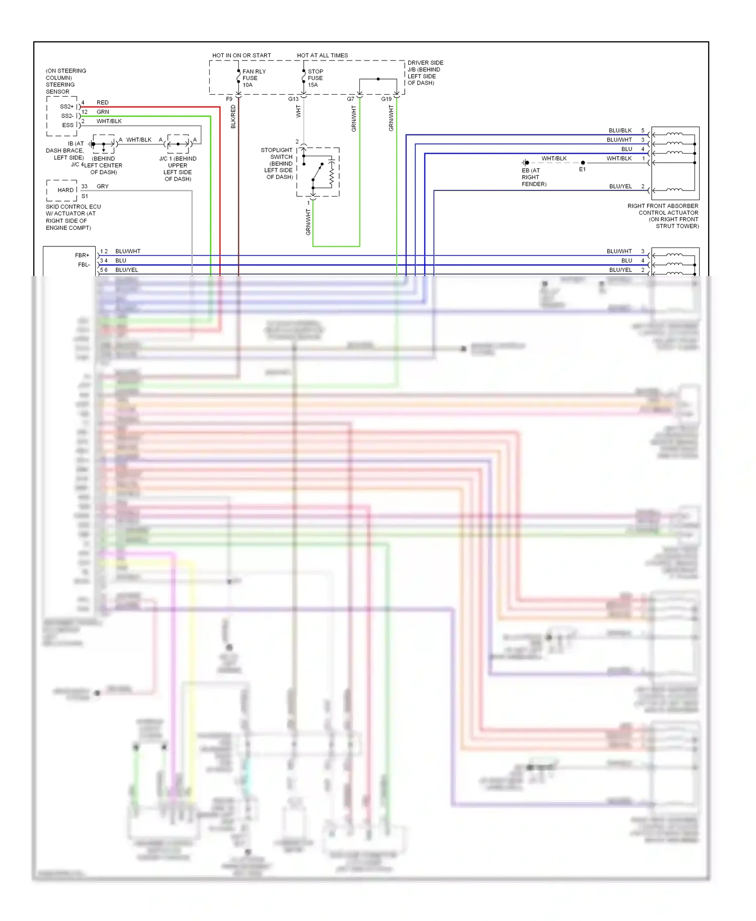 Wiring diagram lt grn/blk for Lexus ES XV30 facelift (2003-2006) (7 of 22)