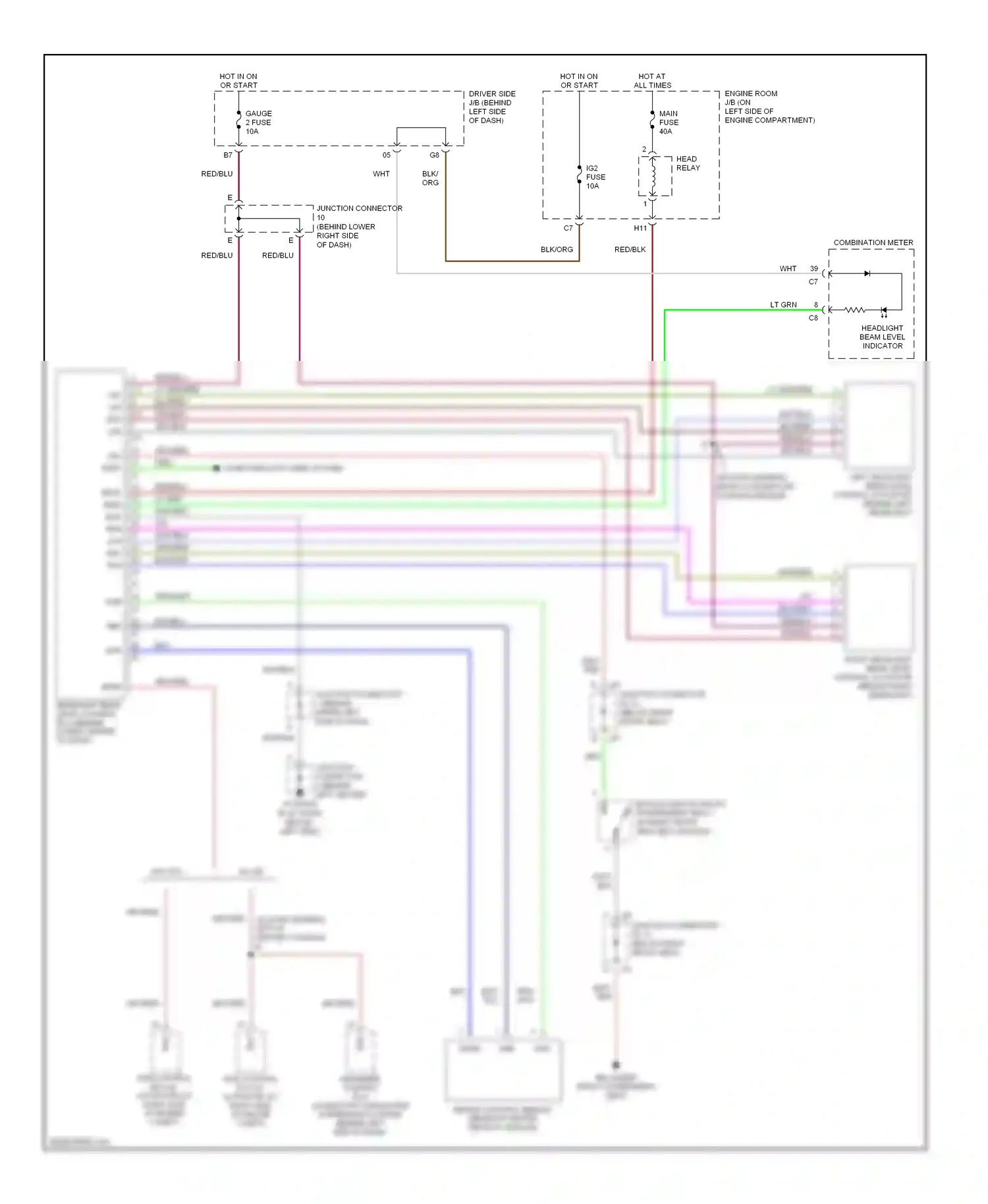 Wiring diagram pnk/blk for Lexus ES XV30 facelift (2003-2006) (7 of 15)