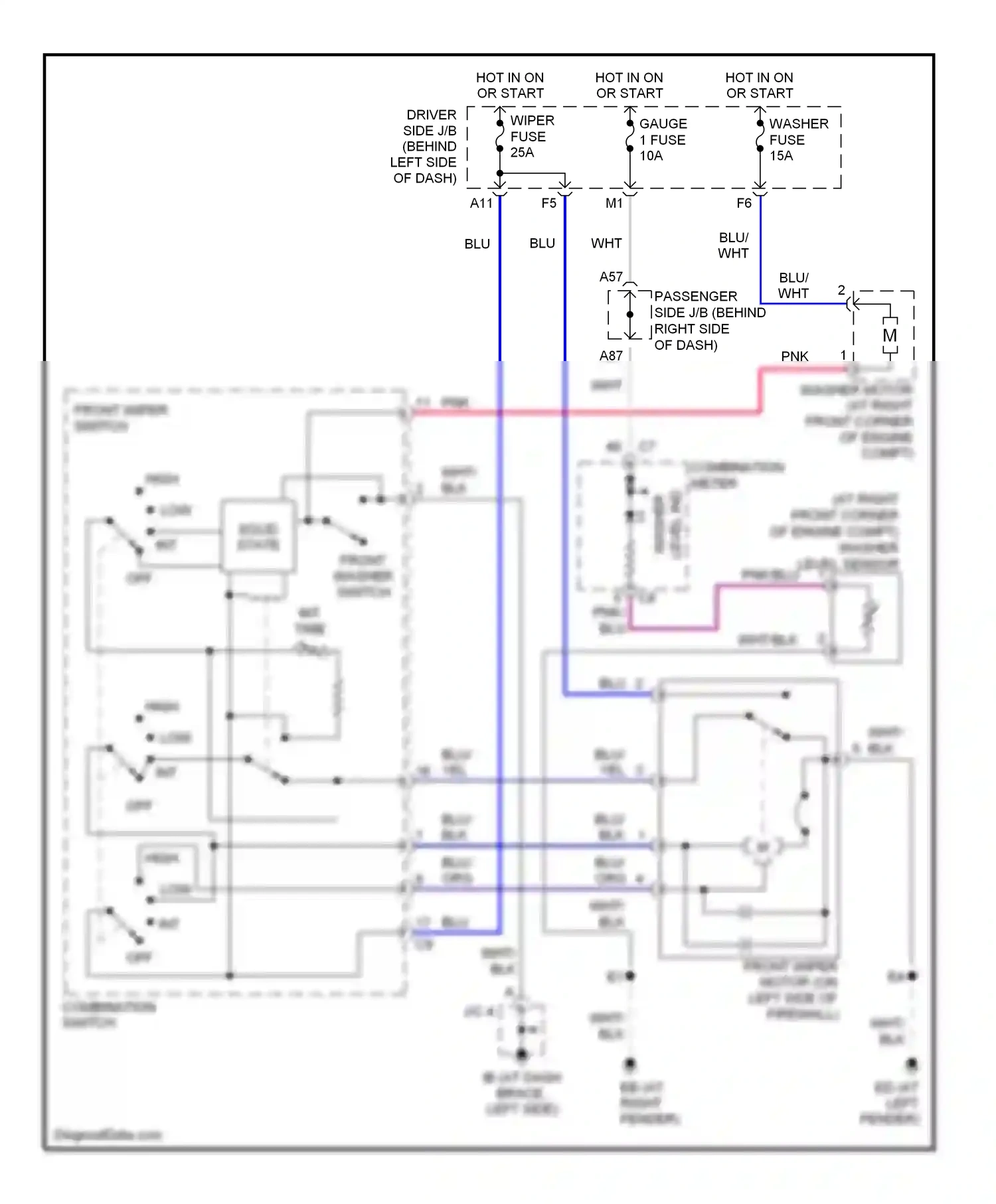 Wiring diagram solid state for Lexus ES XV30 facelift (2003-2006) (2 of 2)