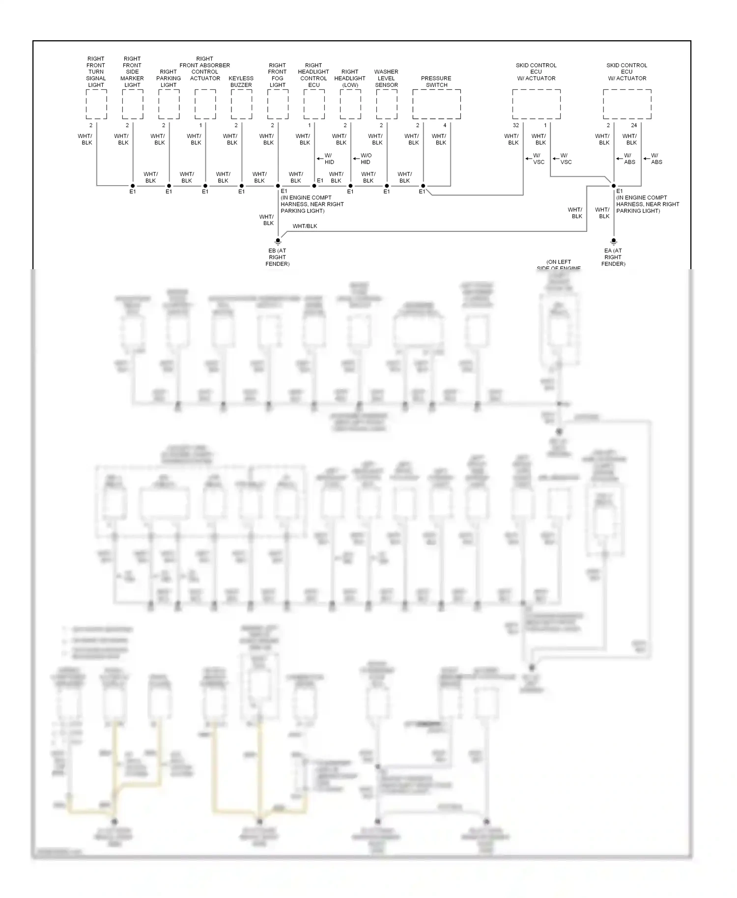 Wiring diagram st relay for Lexus ES XV30 facelift (2003-2006) (1 of 2)
