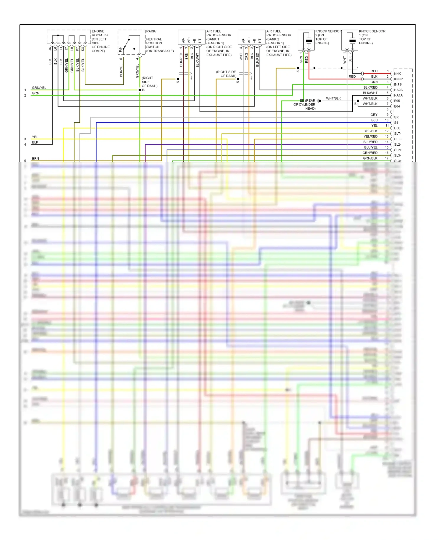 Wiring diagram wht/ blu for Lexus ES XV30 facelift (2003-2006) (1 of 1)