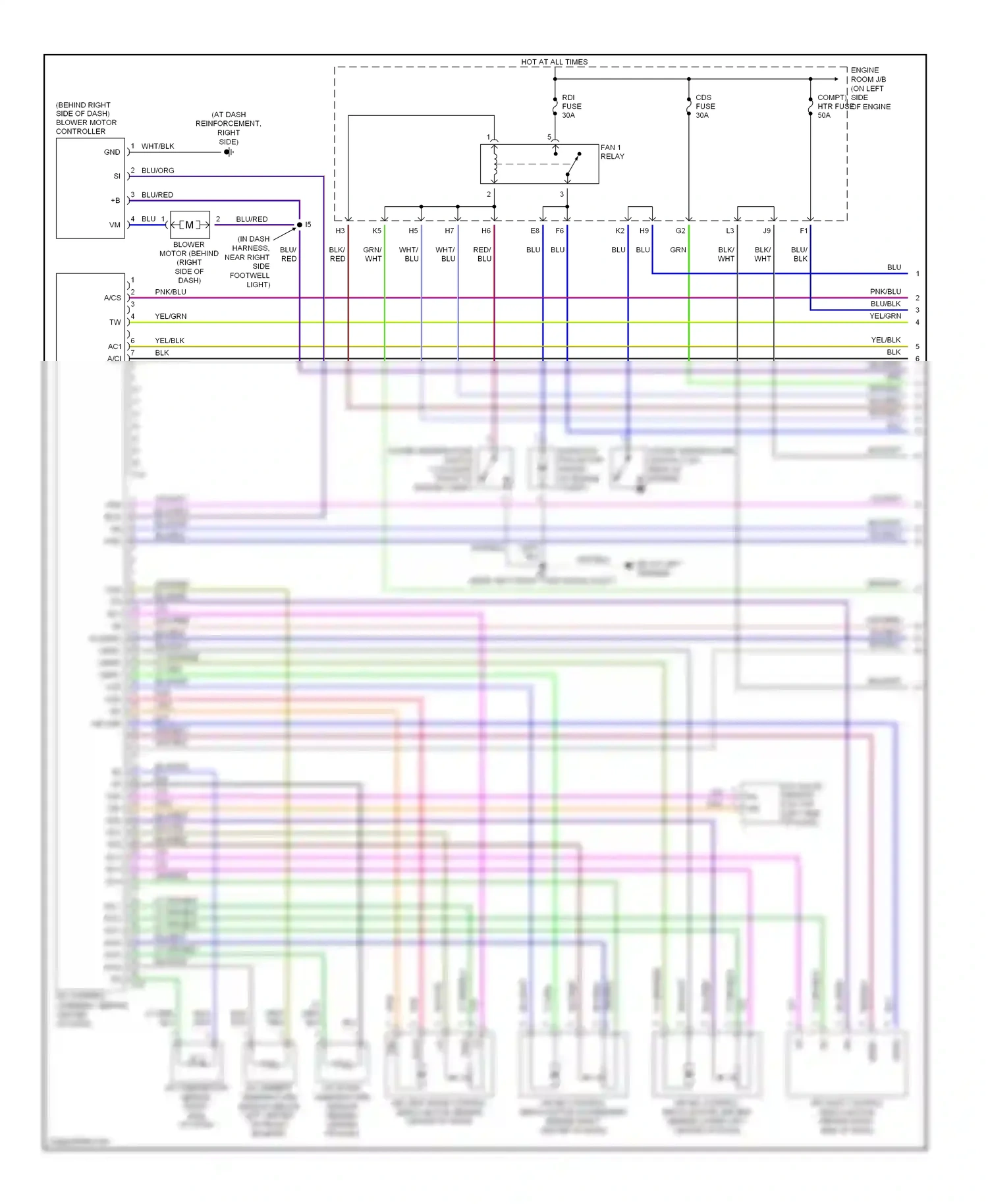 Wiring diagram wht/blk for Lexus ES XV30 facelift (2003-2006) (3 of 52)