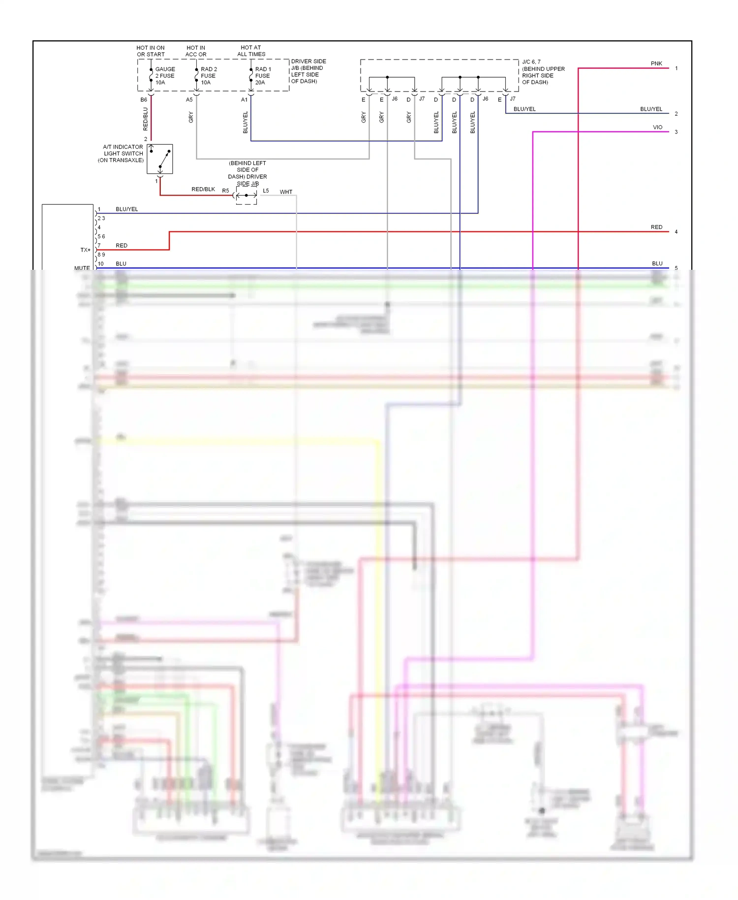 Wiring diagram wht/blu for Lexus ES XV30 facelift (2003-2006) (19 of 22)
