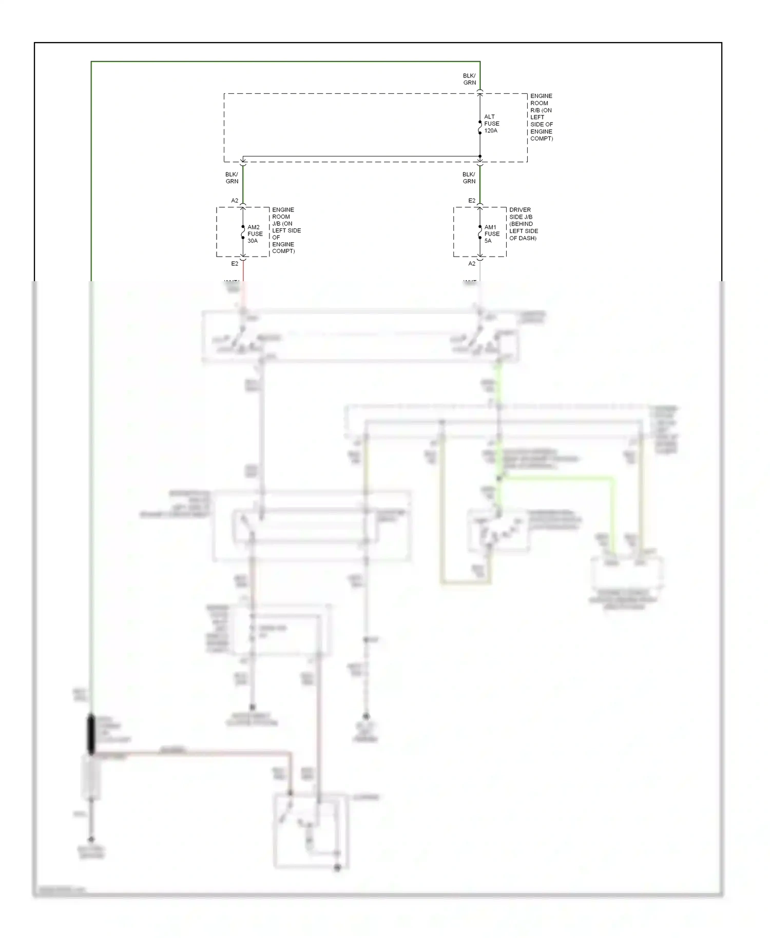 Wiring diagram yel for Lexus ES XV30 facelift (2003-2006) (30 of 36)